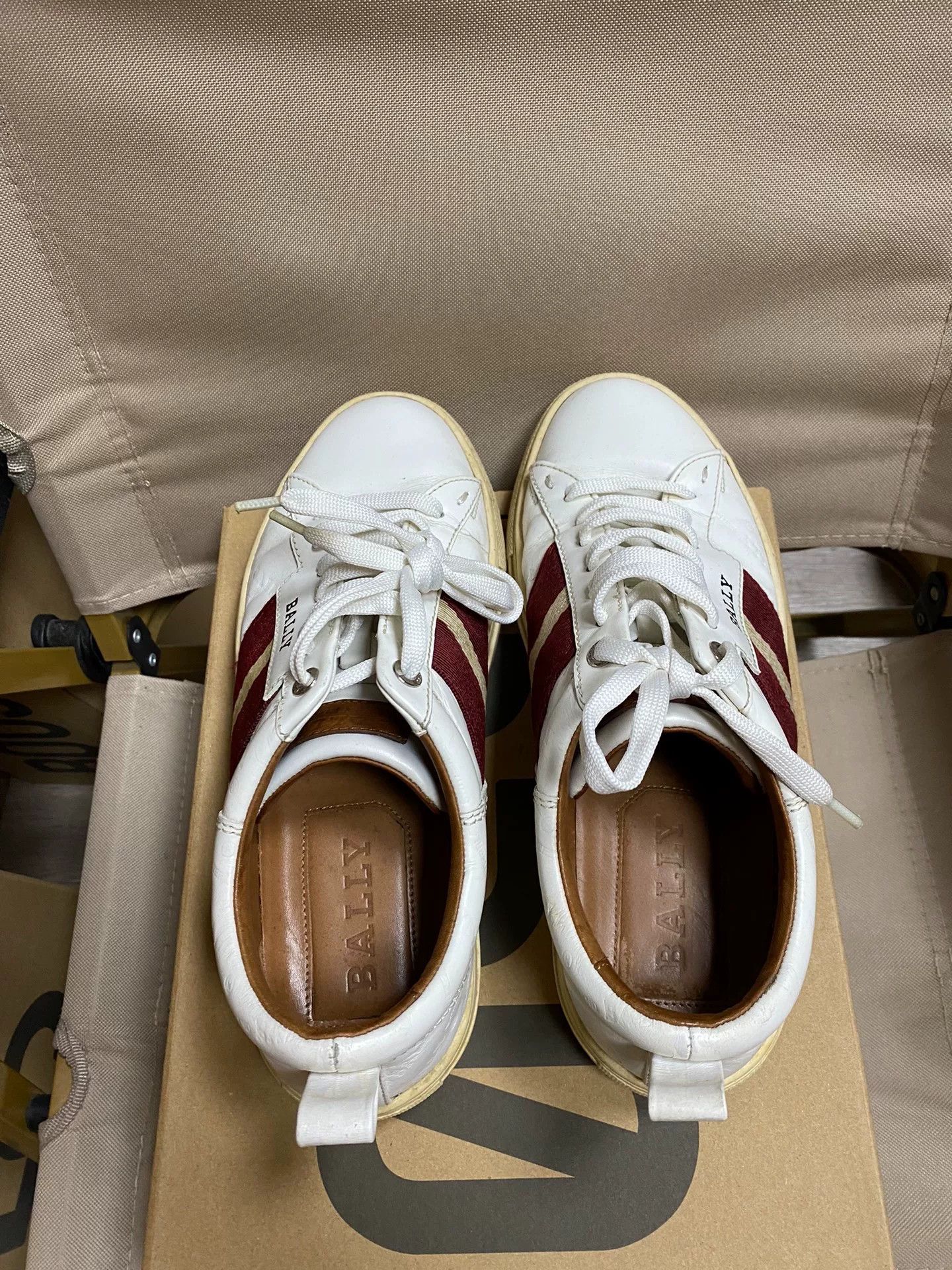 Bally Bally Leather White Lowtop Sneakers 40 Men Size US 7.5 / EU 40-41 - 7 Thumbnail