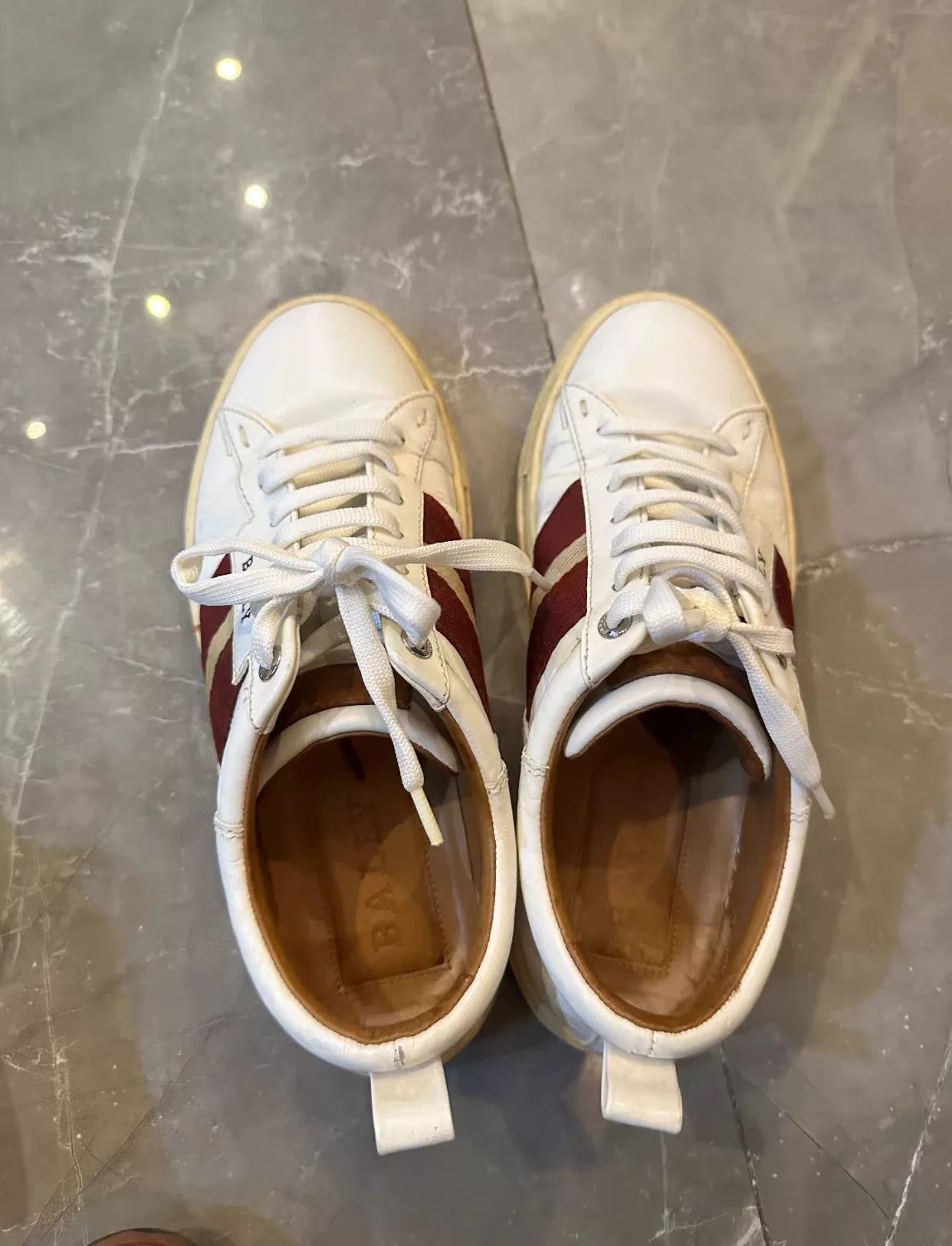 Bally Bally Leather White Lowtop Sneakers 40 Men Size US 7.5 / EU 40-41 - 2 Thumbnail