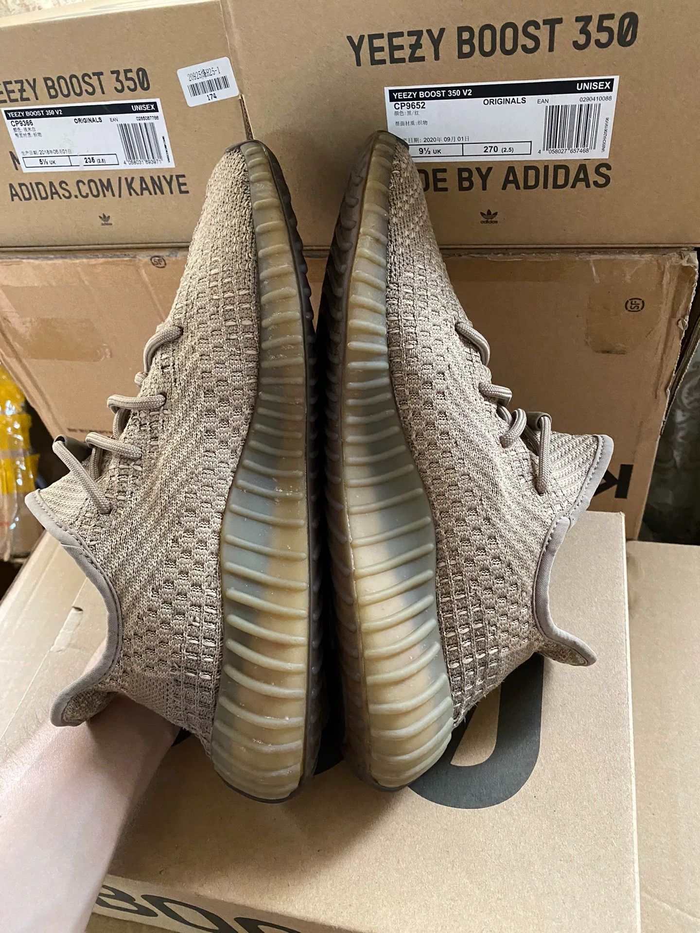 Adidas Adidas YEEZY350 Orange Lowtop Sneakers S Men Size US 10 / EU 43 - 7 Thumbnail