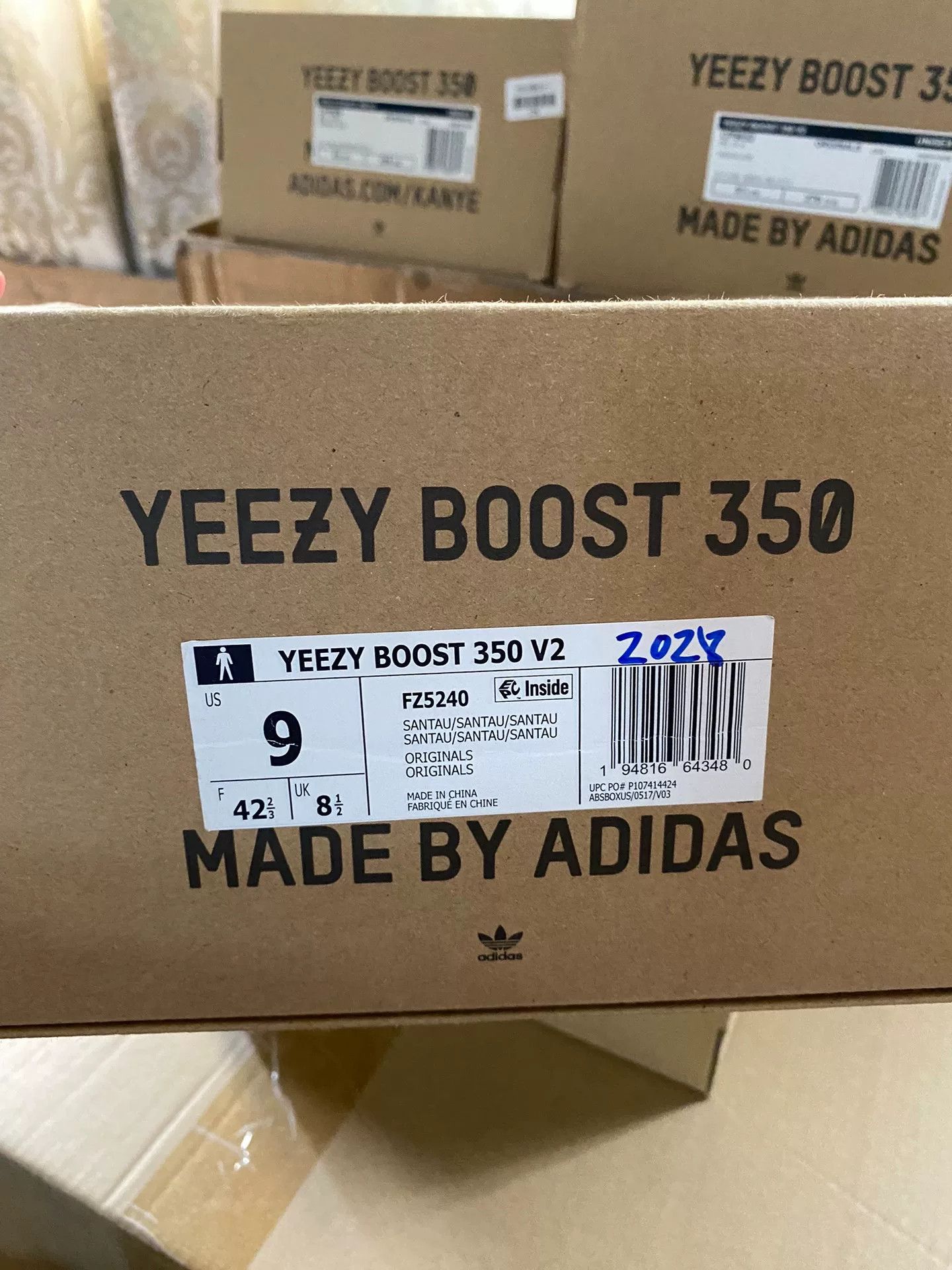 Adidas Adidas YEEZY350 Orange Lowtop Sneakers S Men Size US 10 / EU 43 - 9 Thumbnail