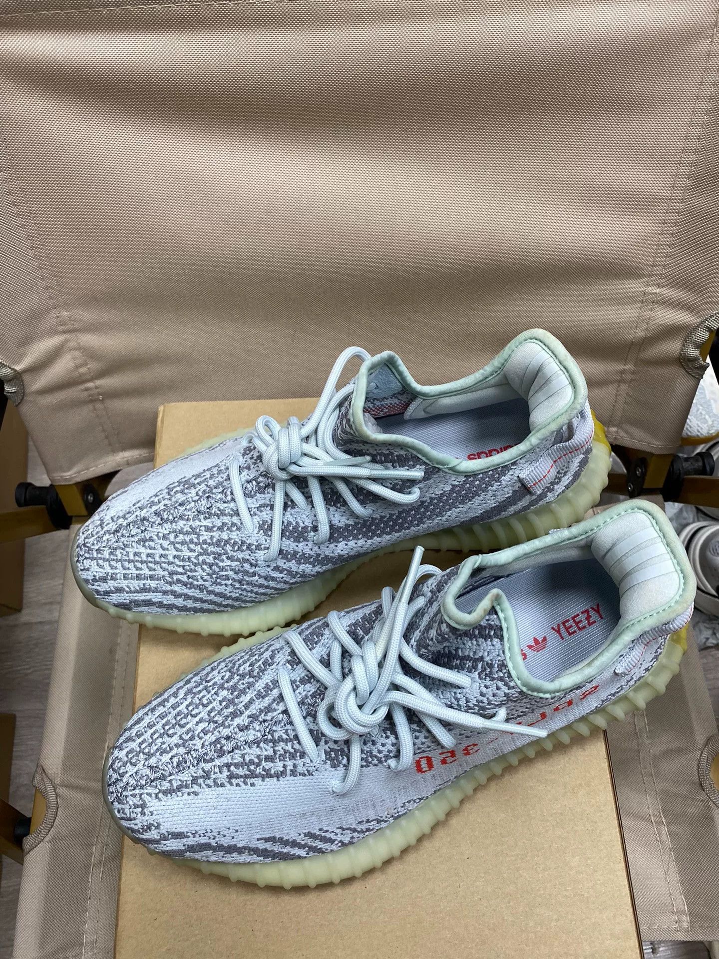 Yeezy Yeezy Blue Lowtop Sneakers 42 Men Size US 9 / EU 42 - 8 Thumbnail