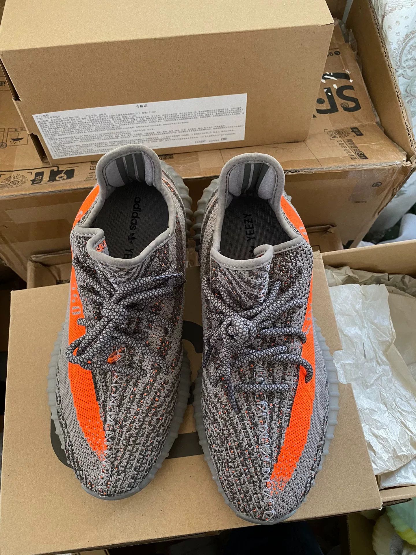 Adidas Adidas YEEZY350 Gray Lowtop Sneakers 42 Men Size US 9 / EU 42 - 3 Thumbnail