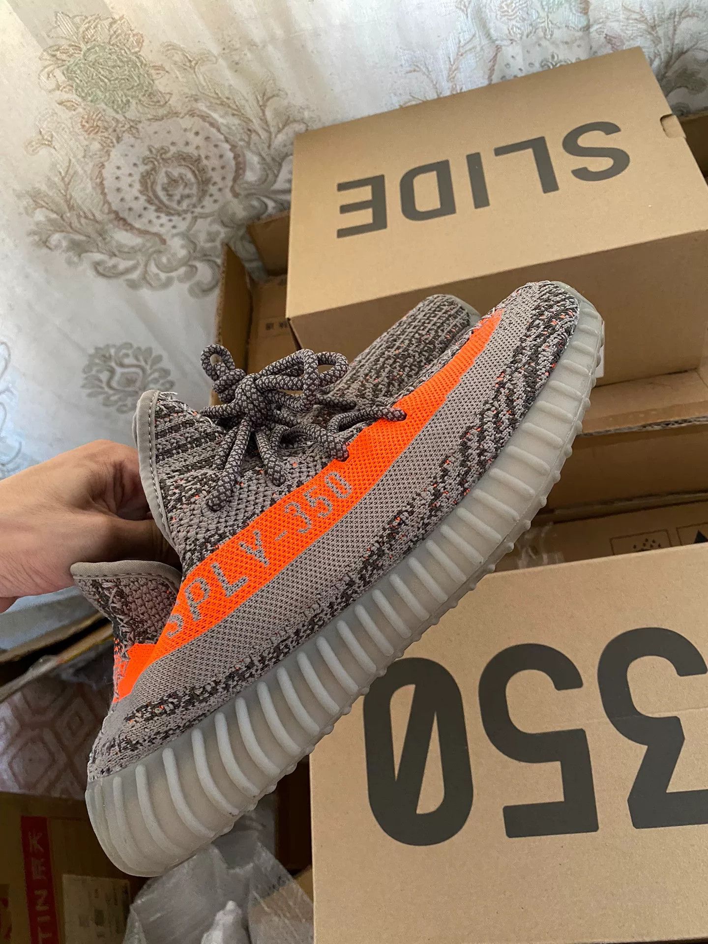 Adidas Adidas YEEZY350 Gray Lowtop Sneakers 42 Men Size US 9 / EU 42 - 6 Thumbnail
