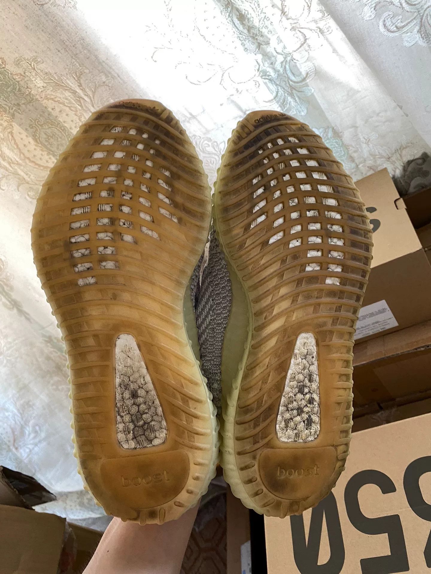 Adidas Adidas YEEZY350 Silver Lowtop Sneakers 10 Men Size US 10 / EU 43 - 6 Thumbnail
