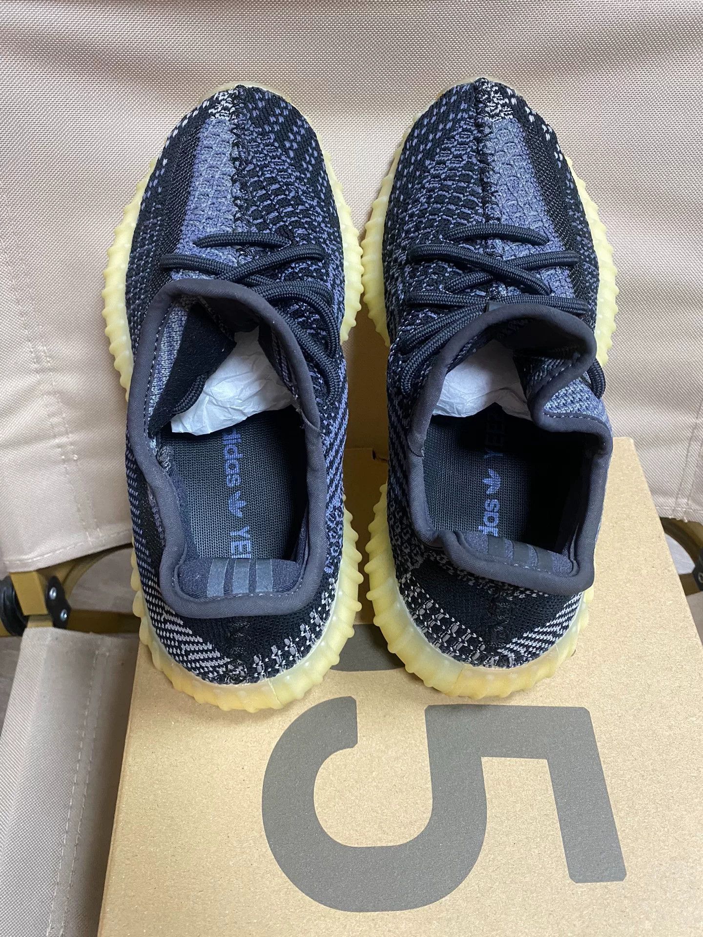 Adidas Adidas YEEZY350 Black Lowtop Sneakers 38 Men Size US 6 / EU 39 - 7 Thumbnail