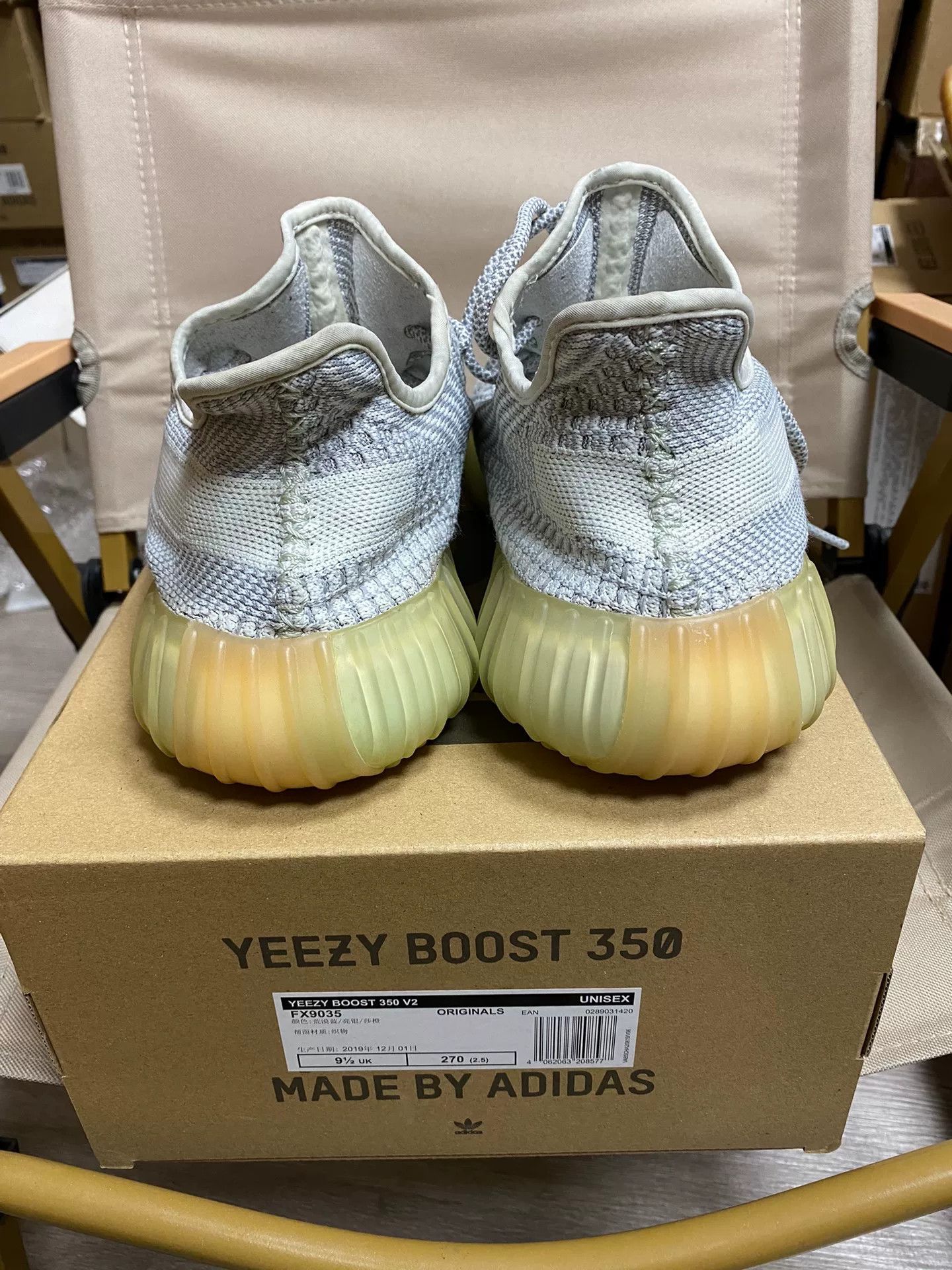 Adidas Adidas YEEZY350 Silver Lowtop Sneakers 10 Men Size US 10 / EU 43 - 2 Thumbnail