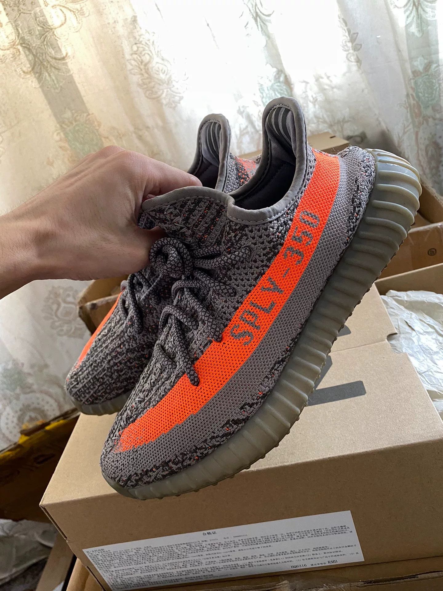 Adidas Adidas YEEZY350 Gray Lowtop Sneakers 41 Men Size US 8.5 / EU 41-42 - 4 Thumbnail
