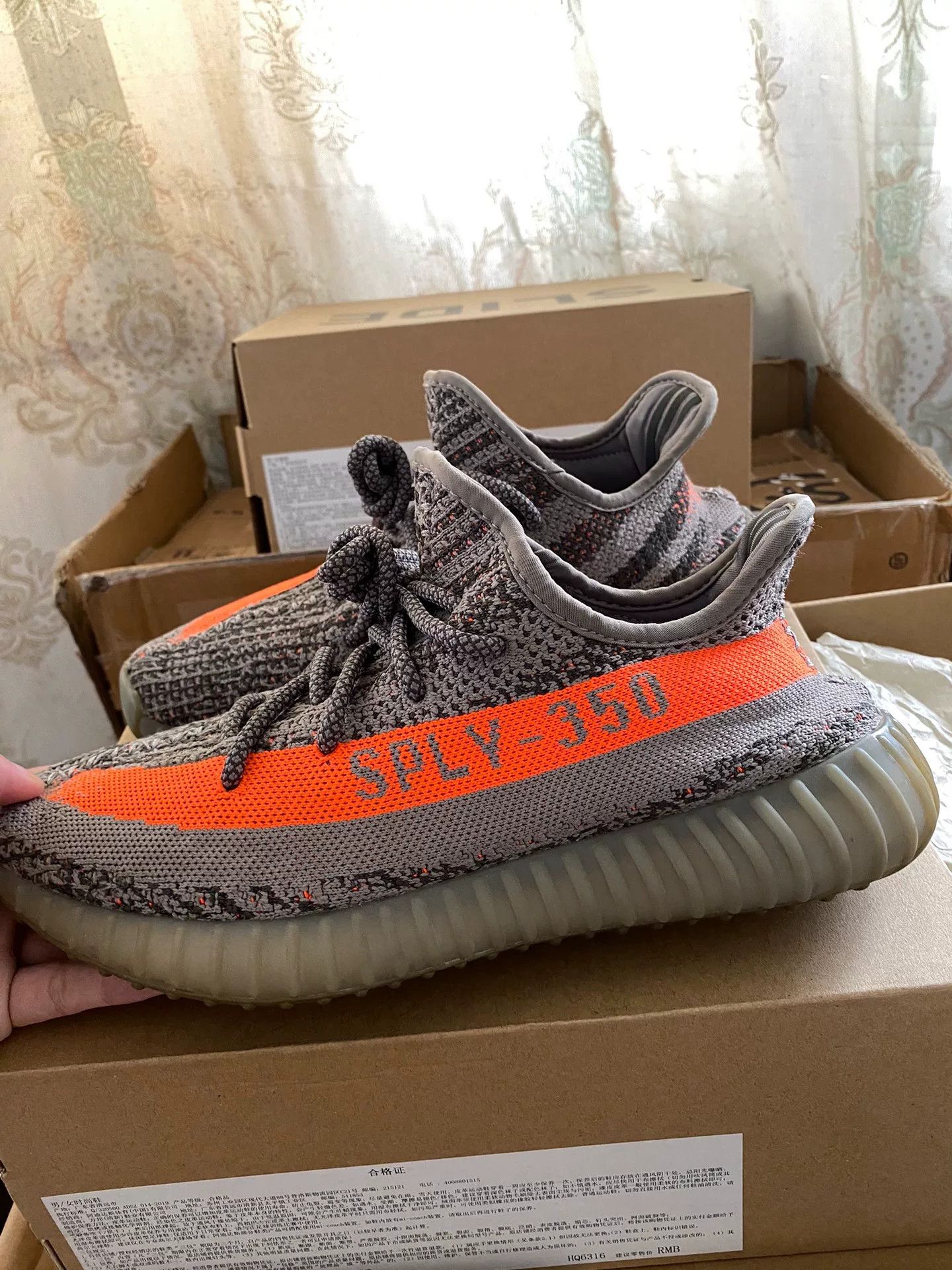 Adidas Adidas YEEZY350 Gray Lowtop Sneakers 41 Men Size US 8.5 / EU 41-42 - 3 Thumbnail