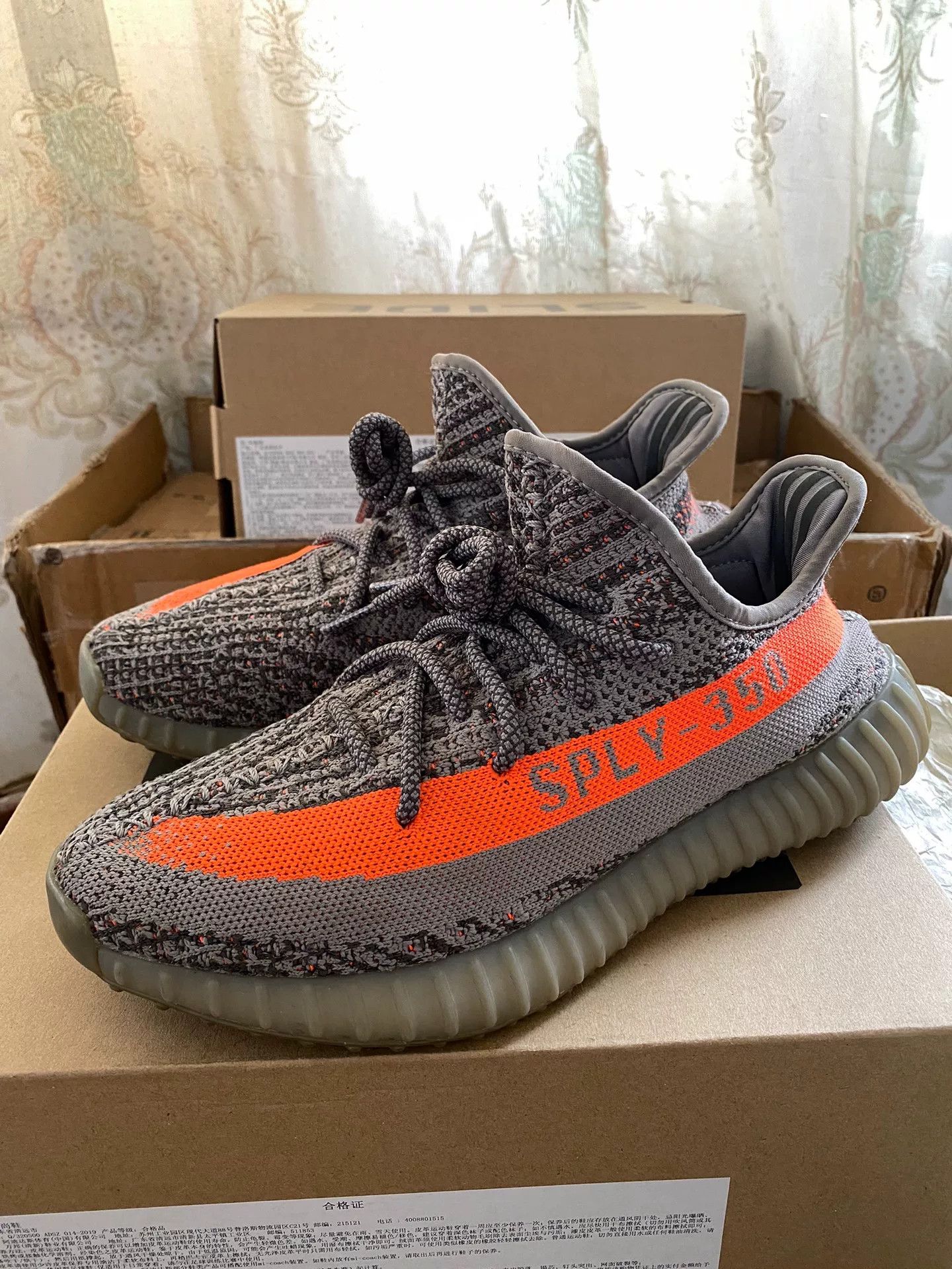 Adidas Adidas YEEZY350 Gray Lowtop Sneakers 41 Men Size US 8.5 / EU 41-42 - 2 Thumbnail