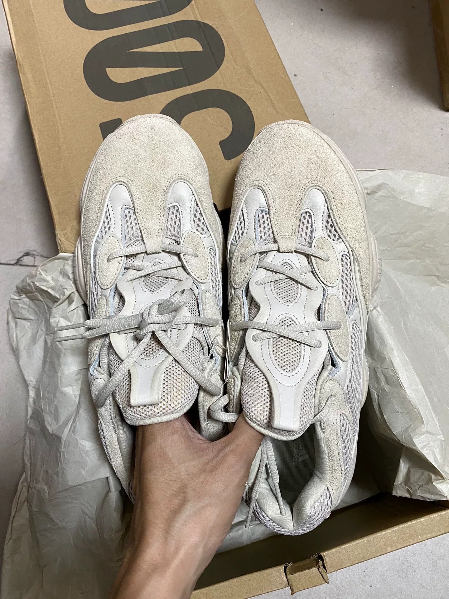 Yeezy Yeezy White Lowtop Sneakers 11.5 Men Size US 11.5 / EU 44-45 - 5 Thumbnail