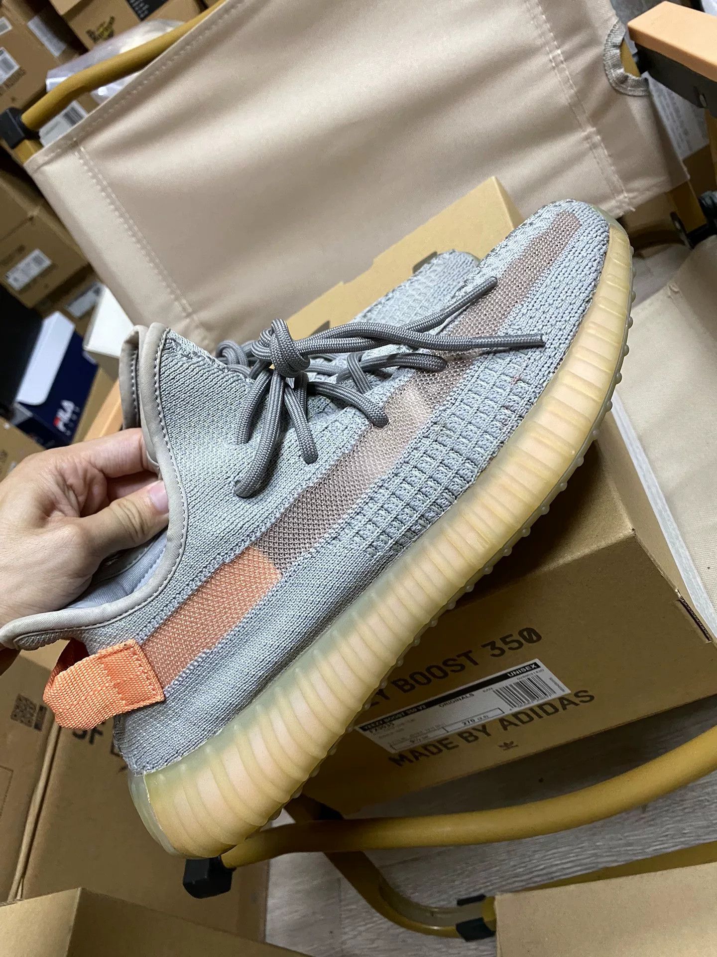 Adidas Adidas YEEZY350 Limited Gray Lowtop Sneakers 9.5 Men Size US 9.5 / EU 42-43 - 8 Thumbnail