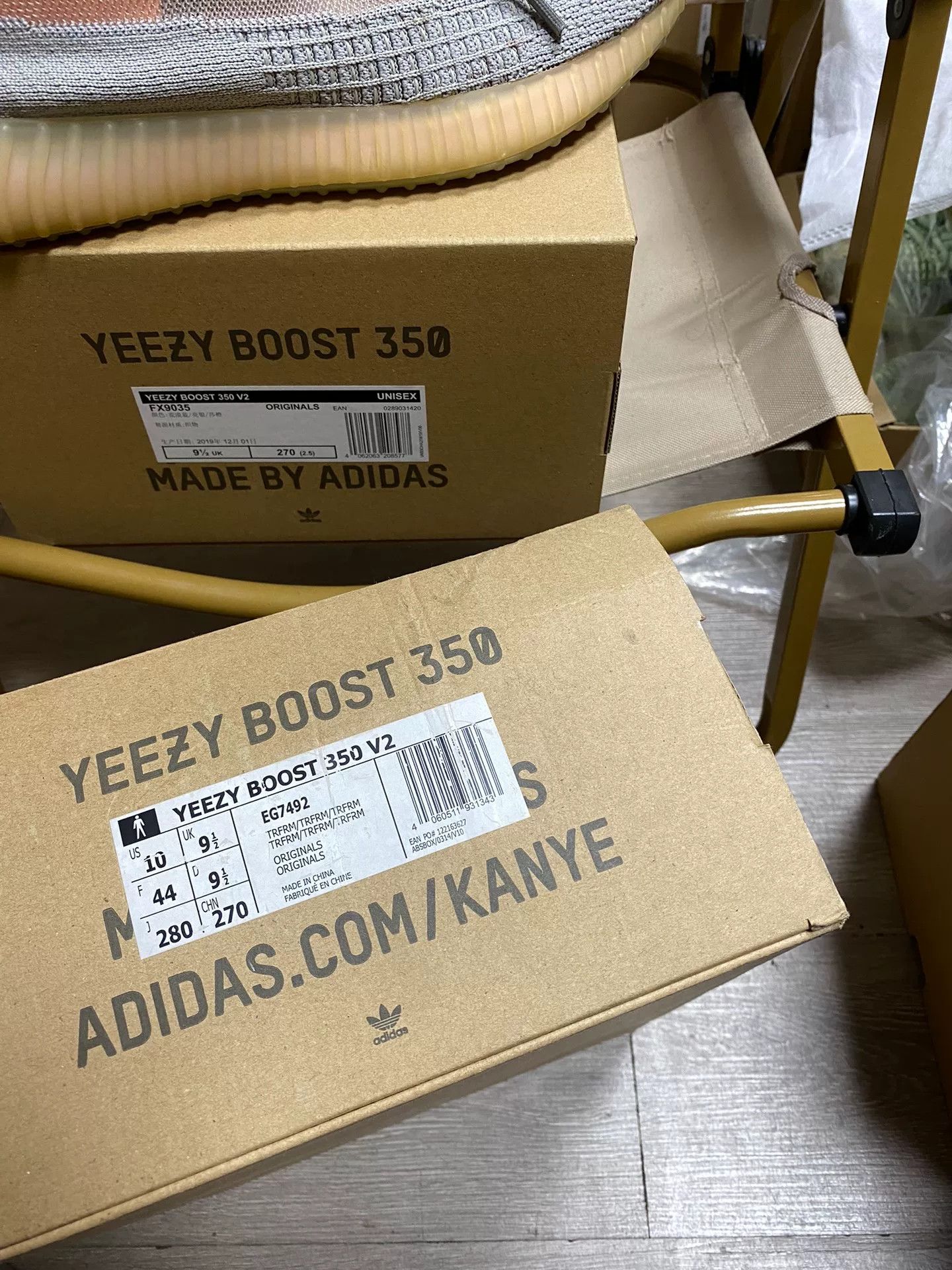Adidas Adidas YEEZY350 Limited Gray Lowtop Sneakers 9.5 Men Size US 9.5 / EU 42-43 - 6 Thumbnail