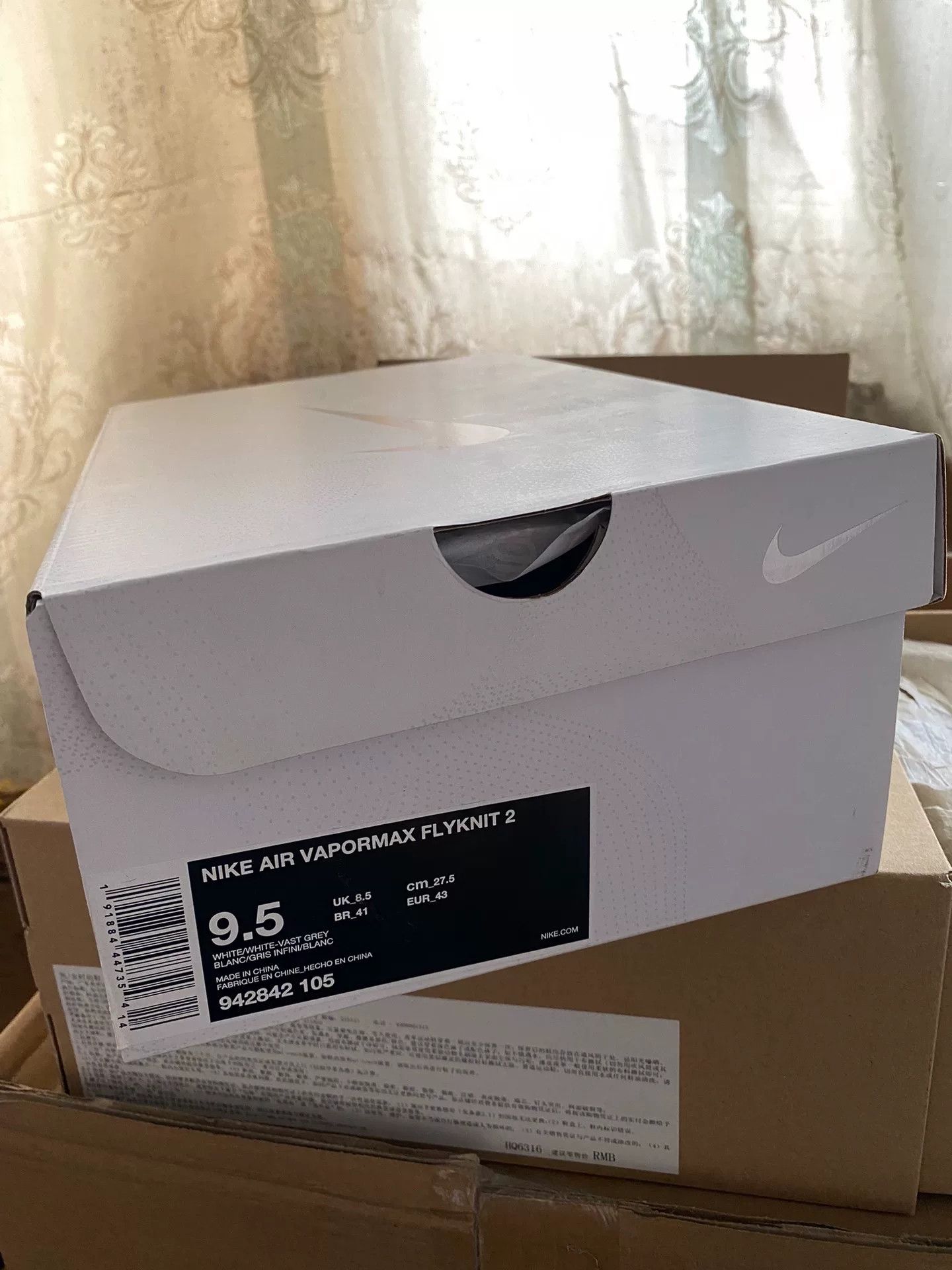 Nike Nike Knit White Lowtop Sneakers 9.5 Men Size US 9.5 / EU 42-43 - 8 Thumbnail