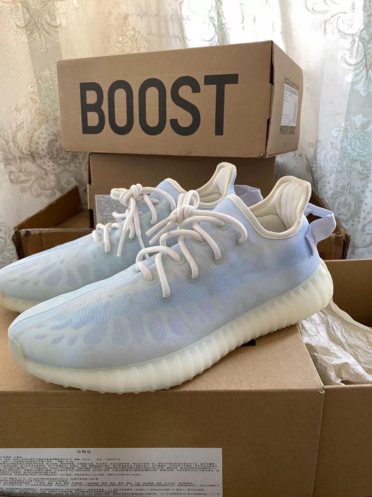 Adidas Adidas YEEZY350 Blue Lowtop Sneakers 9.5 Men Size US 9.5 / EU 42-43 - 5 Thumbnail