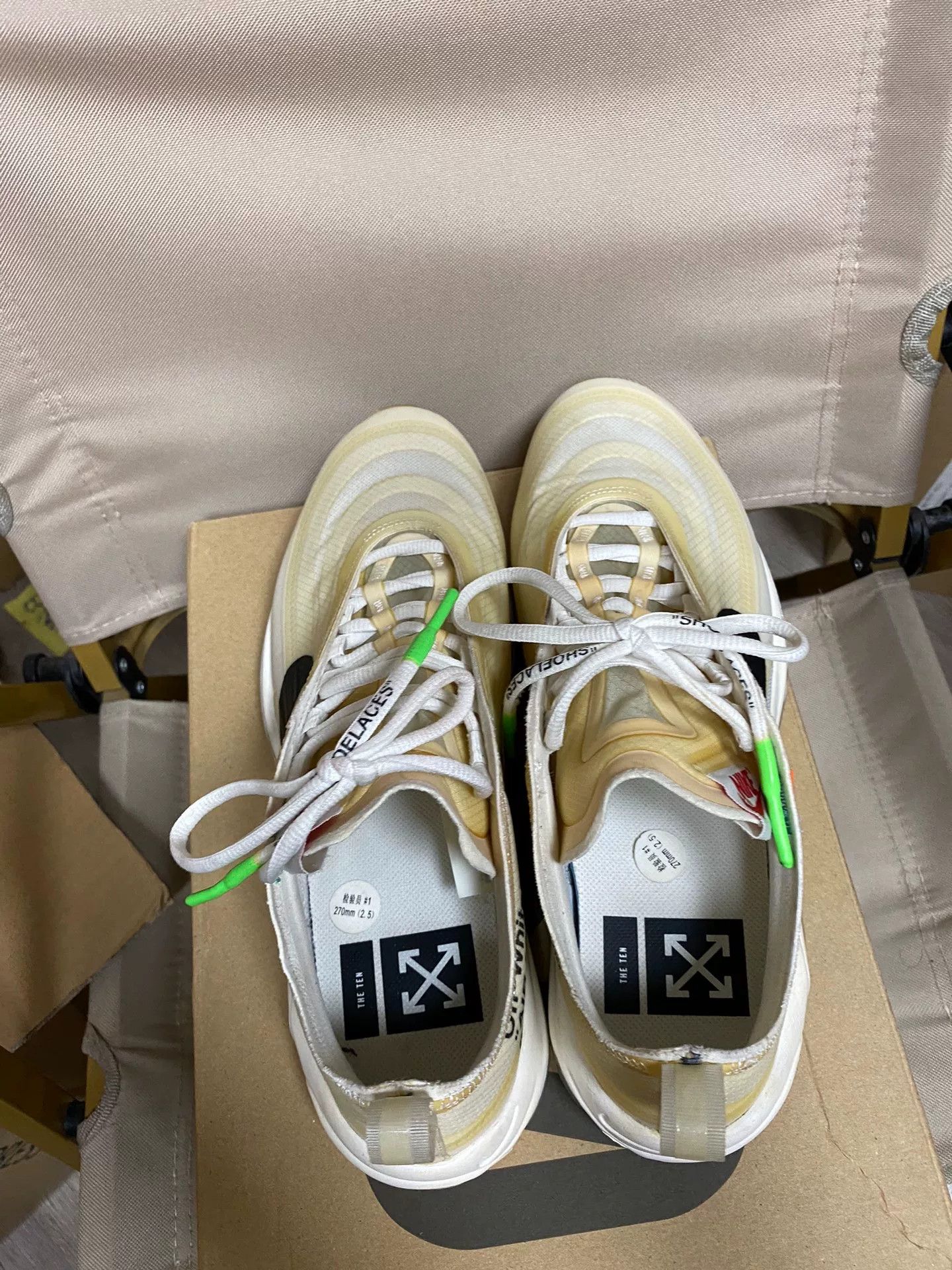Nike Nike White Lowtop Sneakers 9 Men Size US 9 / EU 42 - 3 Thumbnail