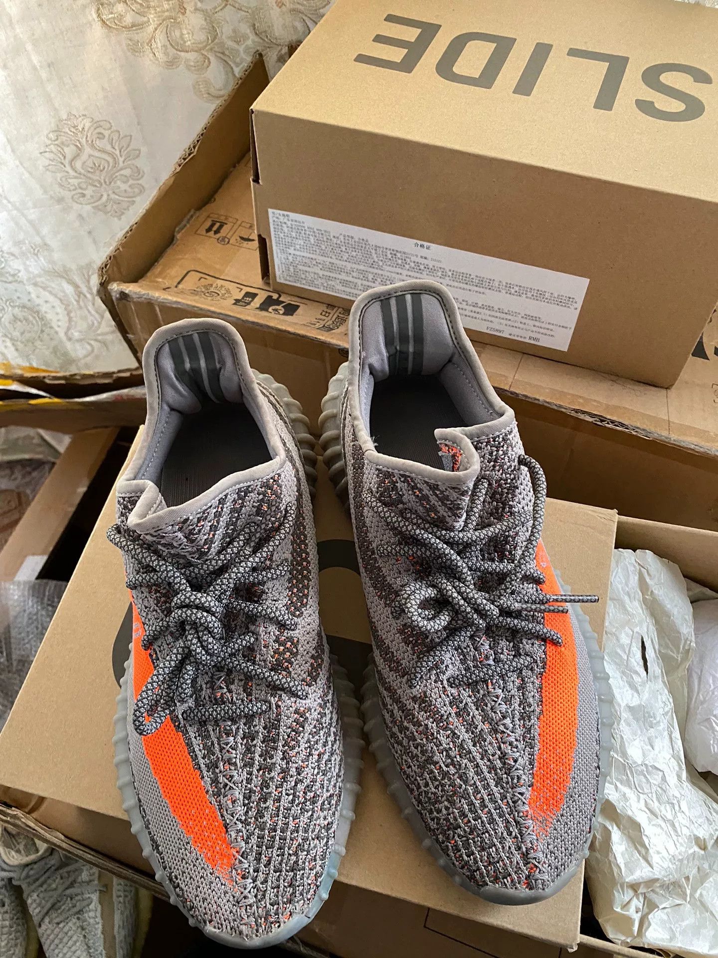 Adidas Adidas YEEZY350 Gray Lowtop Sneakers 9 Men Size US 9 / EU 42 - 8 Thumbnail
