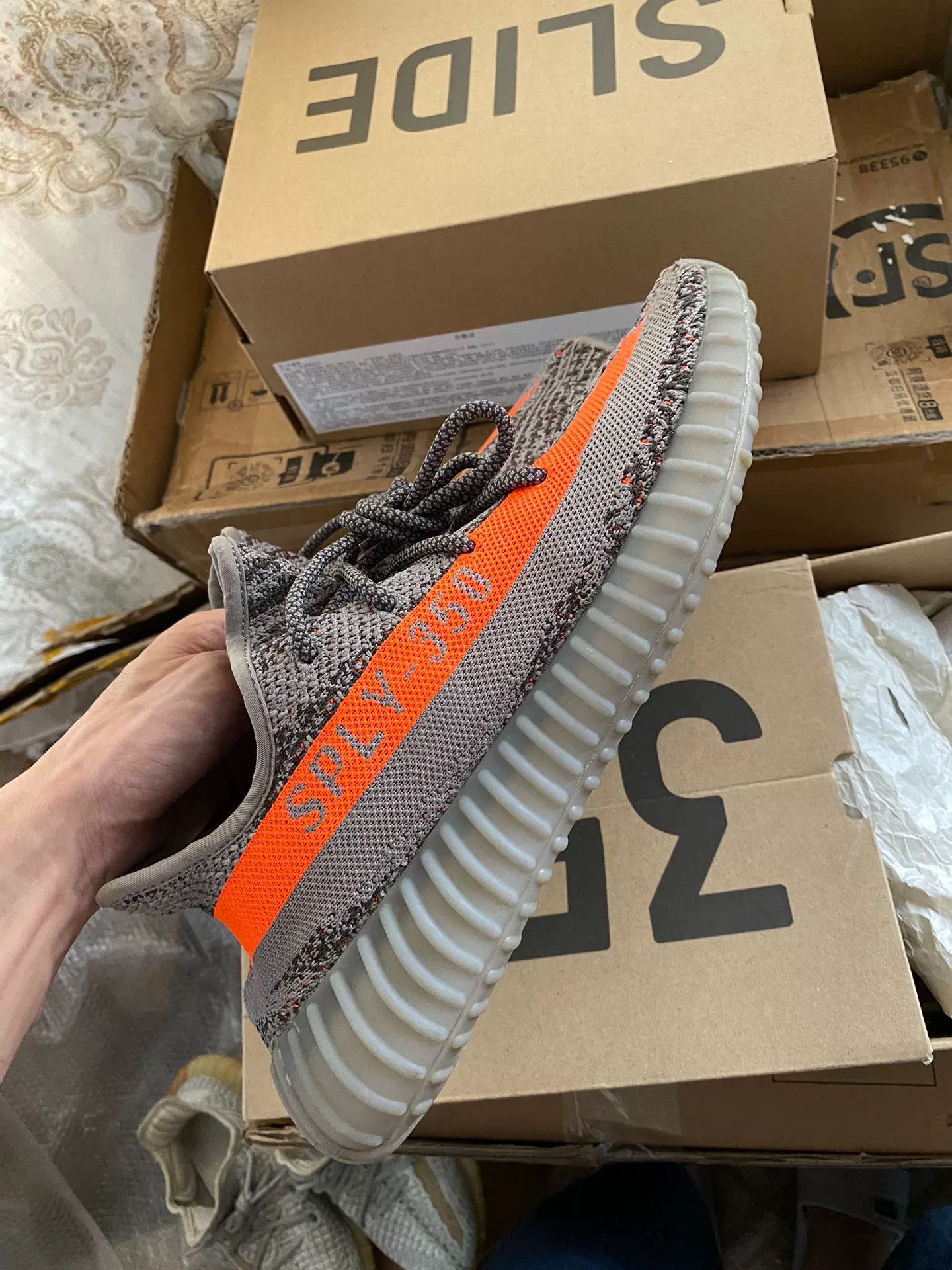 Adidas Adidas YEEZY350 Gray Lowtop Sneakers 9 Men Size US 9 / EU 42 - 5 Thumbnail