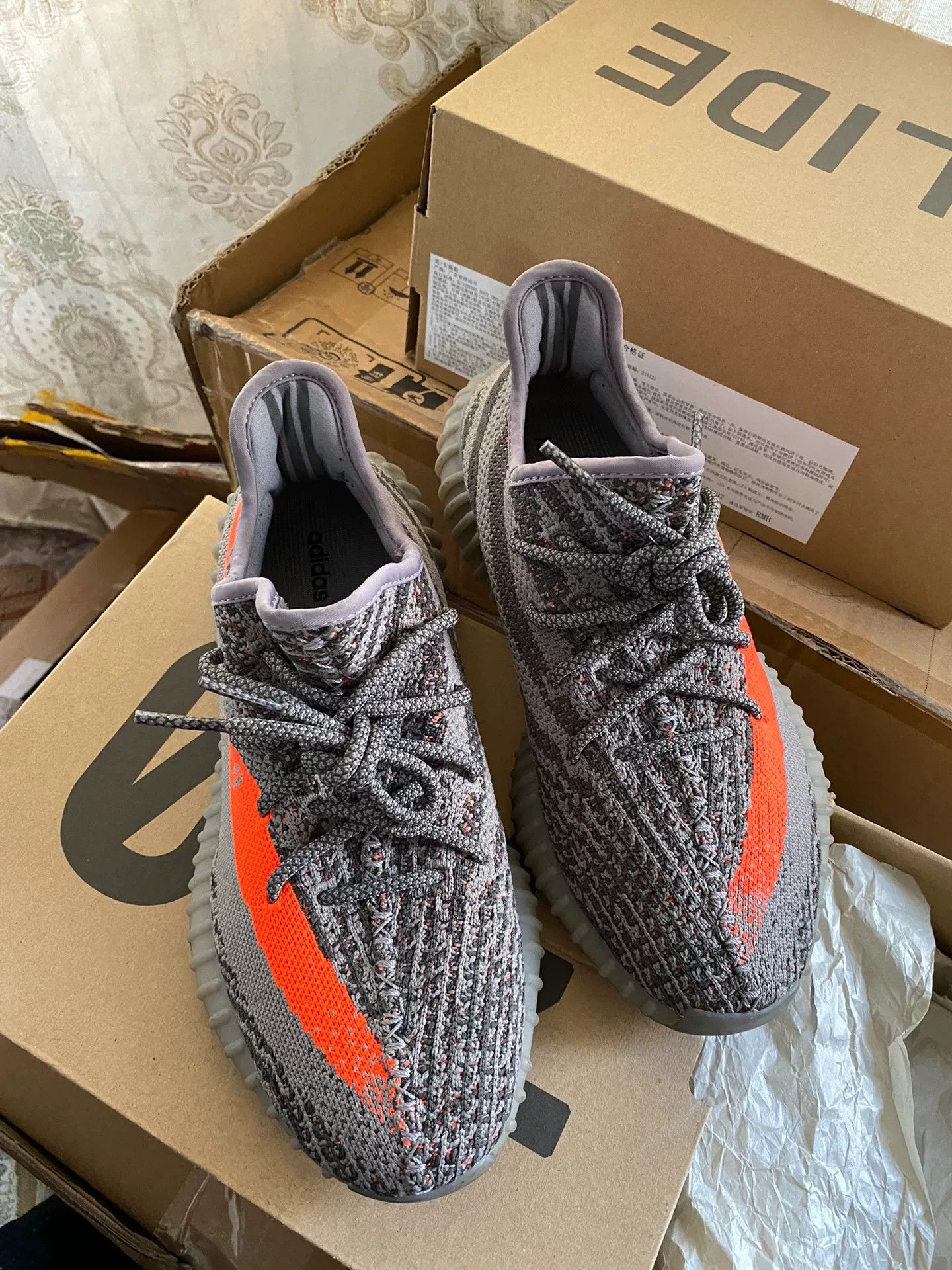 Adidas Adidas YEEZY350 Gray Lowtop Sneakers 41 Men Size US 8.5 / EU 41-42 - 2 Thumbnail