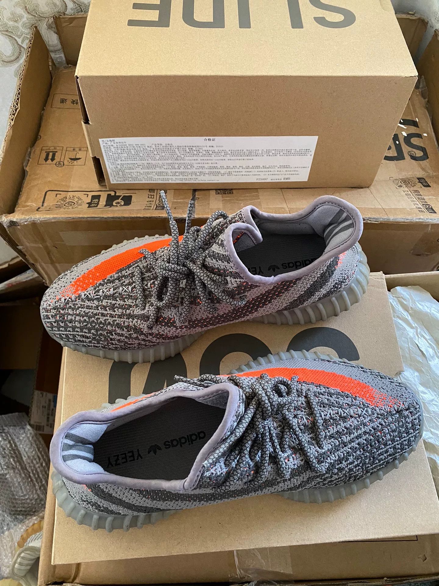 Adidas Adidas YEEZY350 Gray Lowtop Sneakers 41 Men Size US 8.5 / EU 41-42 - 4 Thumbnail