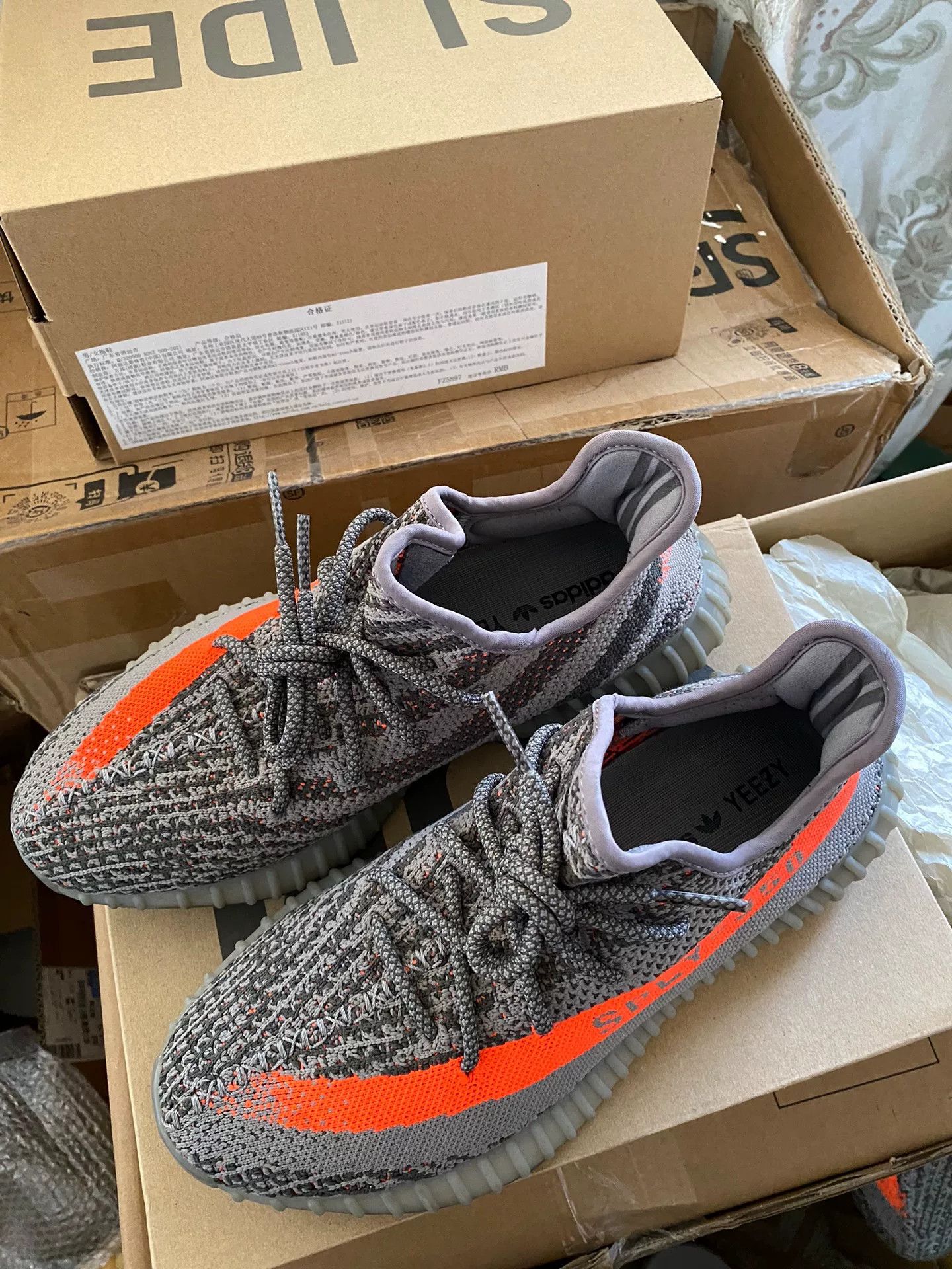 Adidas Adidas YEEZY350 Gray Lowtop Sneakers 41 Men Size US 8.5 / EU 41-42 - 8 Thumbnail