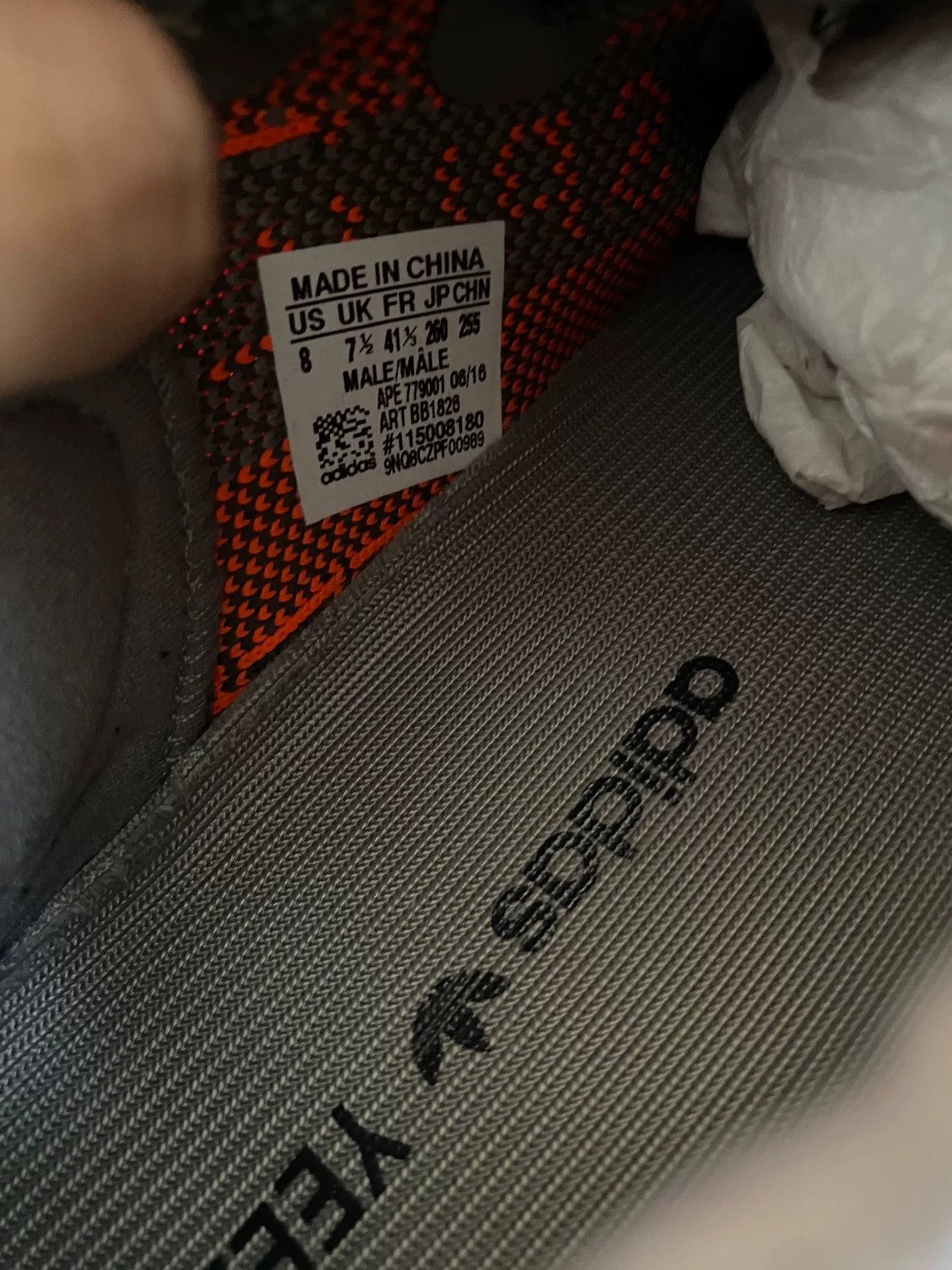 Adidas Adidas YEEZY350 Gray Lowtop Sneakers 41 Men Size US 8.5 / EU 41-42 - 5 Thumbnail