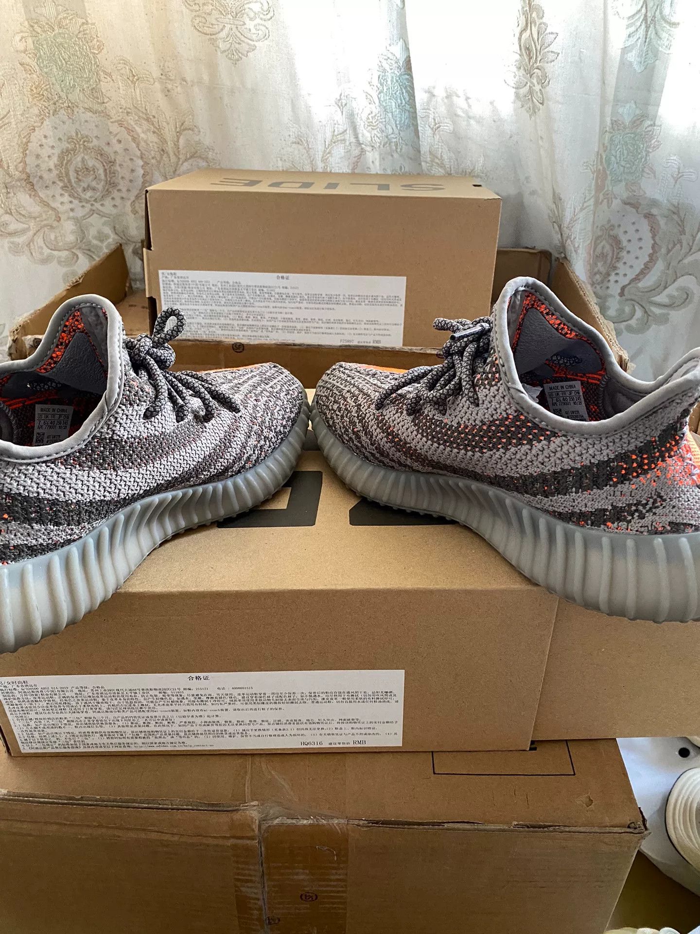 Adidas Adidas YEEZY350 Gray Lowtop Sneakers 40 Men Size US 7.5 / EU 40-41 - 8 Thumbnail