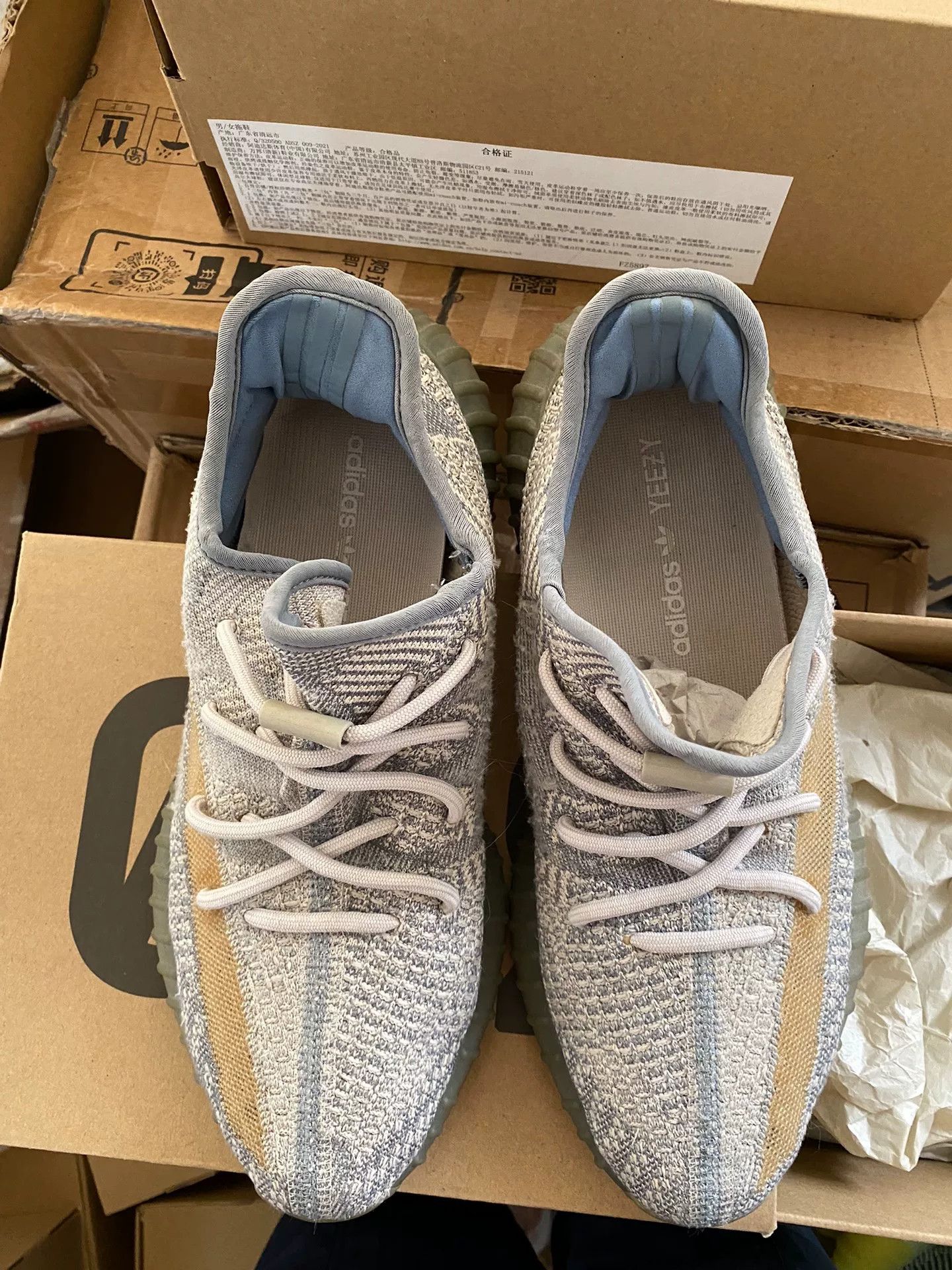 Adidas Adidas YEEZY350 Gray Lowtop Sneakers 10 Men Size US 10 / EU 43 - 2 Thumbnail