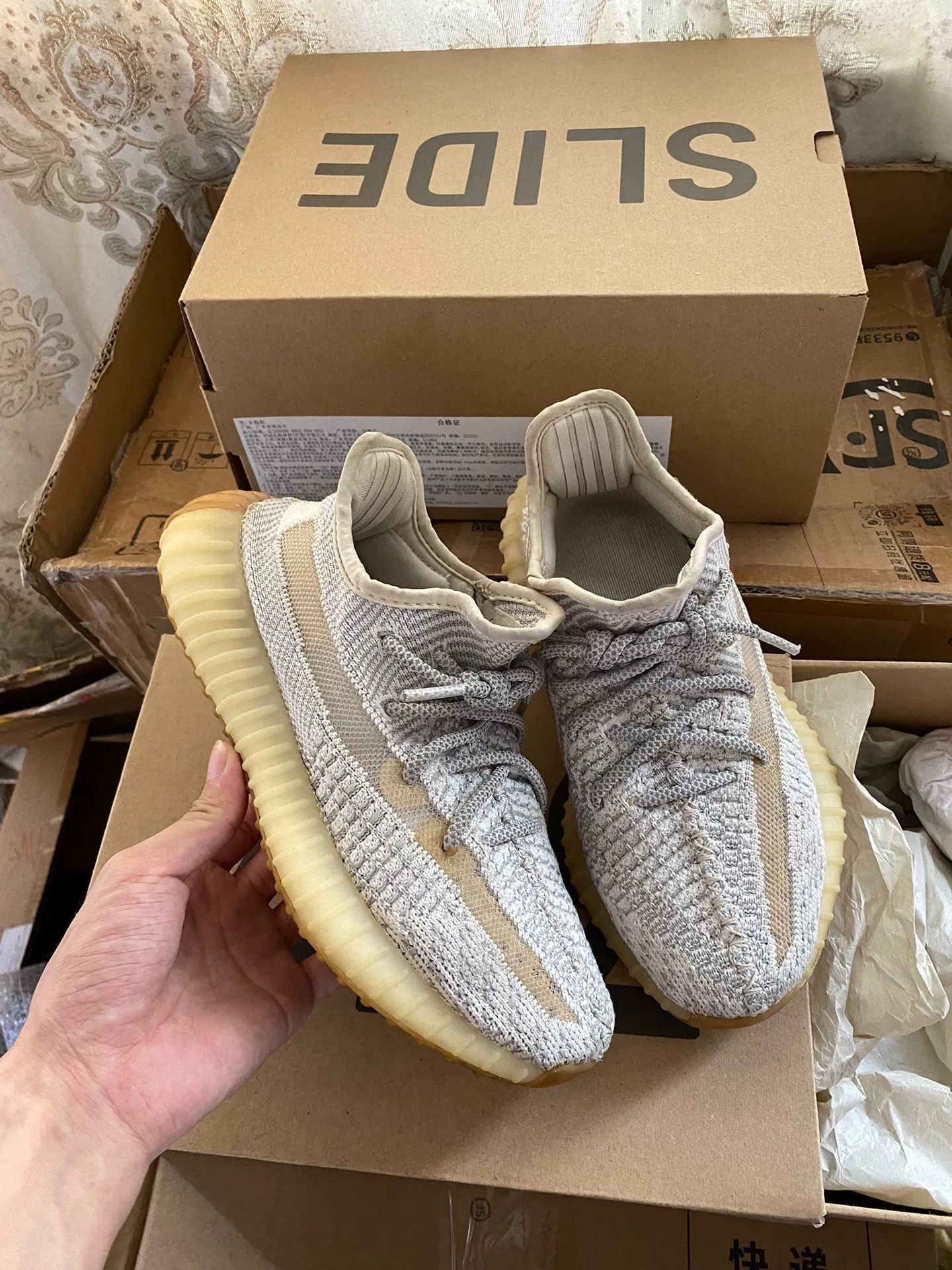 Adidas Adidas YEEZY350 Limited Yellow Lowtop Sneakers 36 Men Size US 5 / EU 37 - 6 Thumbnail