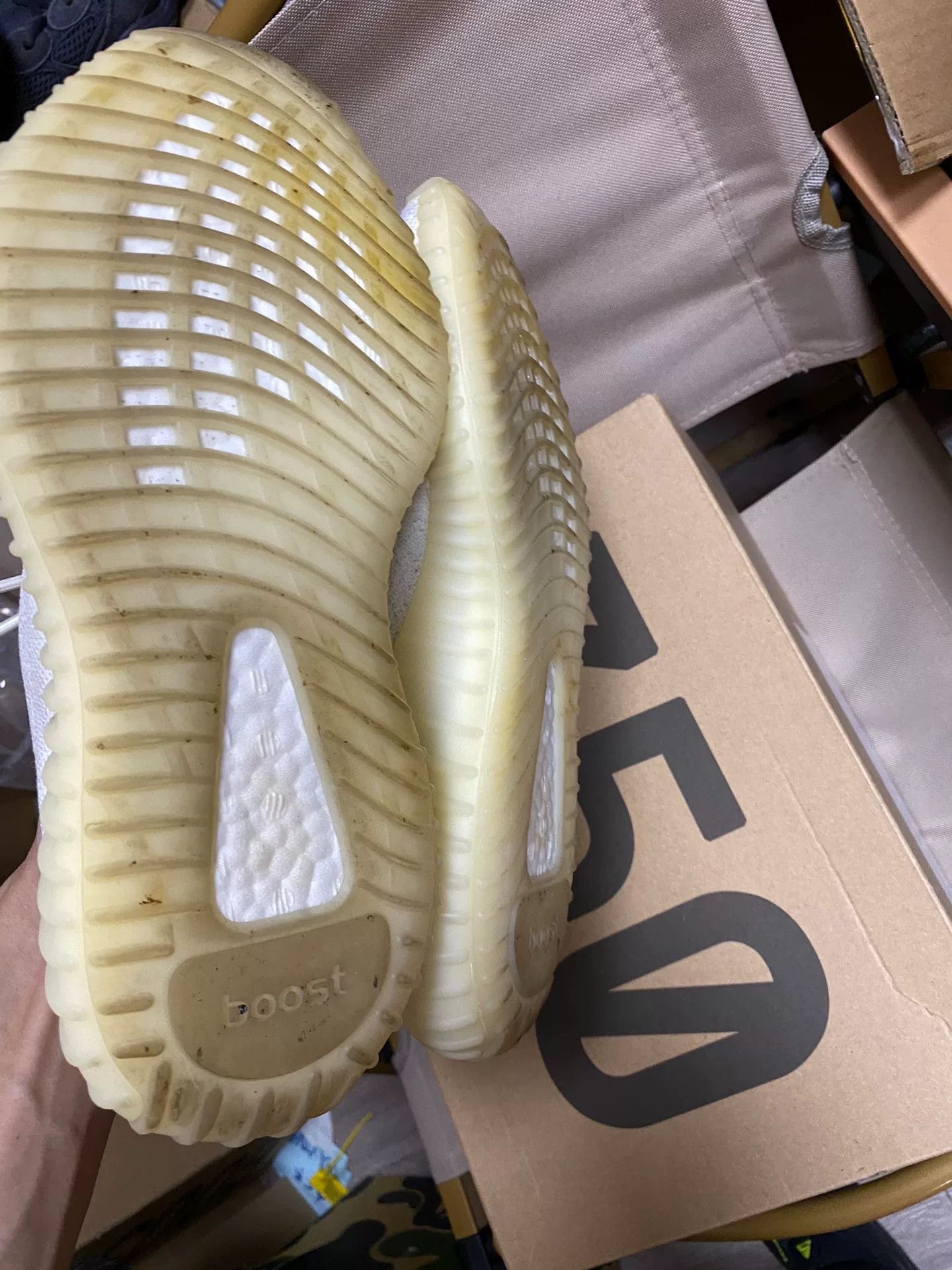 Adidas Adidas YEEZY350 White Lowtop Sneakers 38 Men Size US 6 / EU 39 - 6 Thumbnail