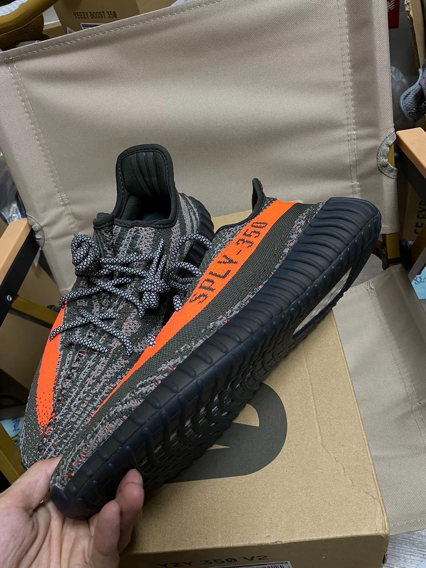 Adidas Adidas YEEZY350 Gray Lowtop Sneakers 10.5 Men Size US 10.5 / EU 43-44 - 8 Thumbnail
