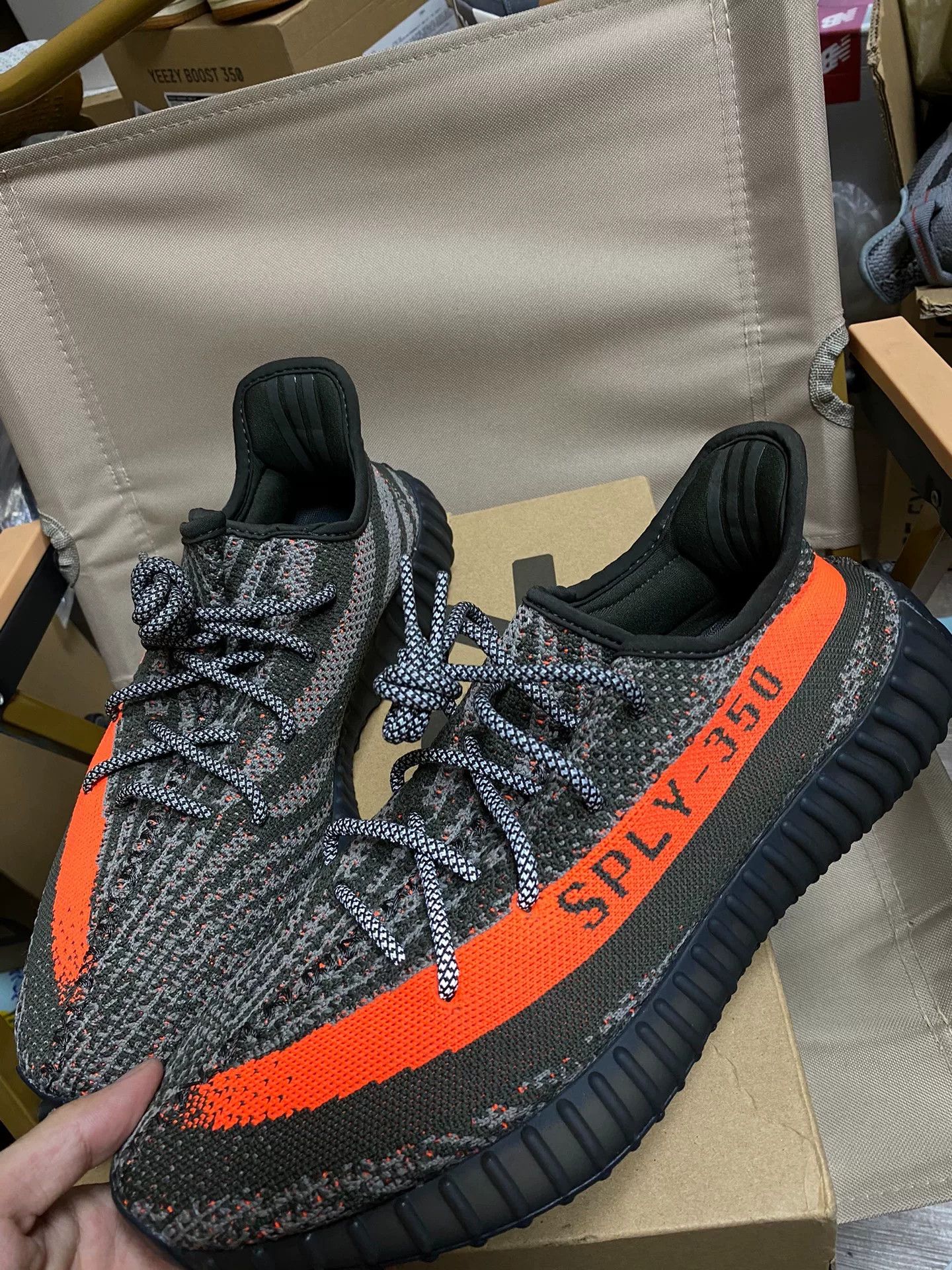 Adidas Adidas YEEZY350 Gray Lowtop Sneakers 10.5 Men Size US 10.5 / EU 43-44 - 3 Thumbnail