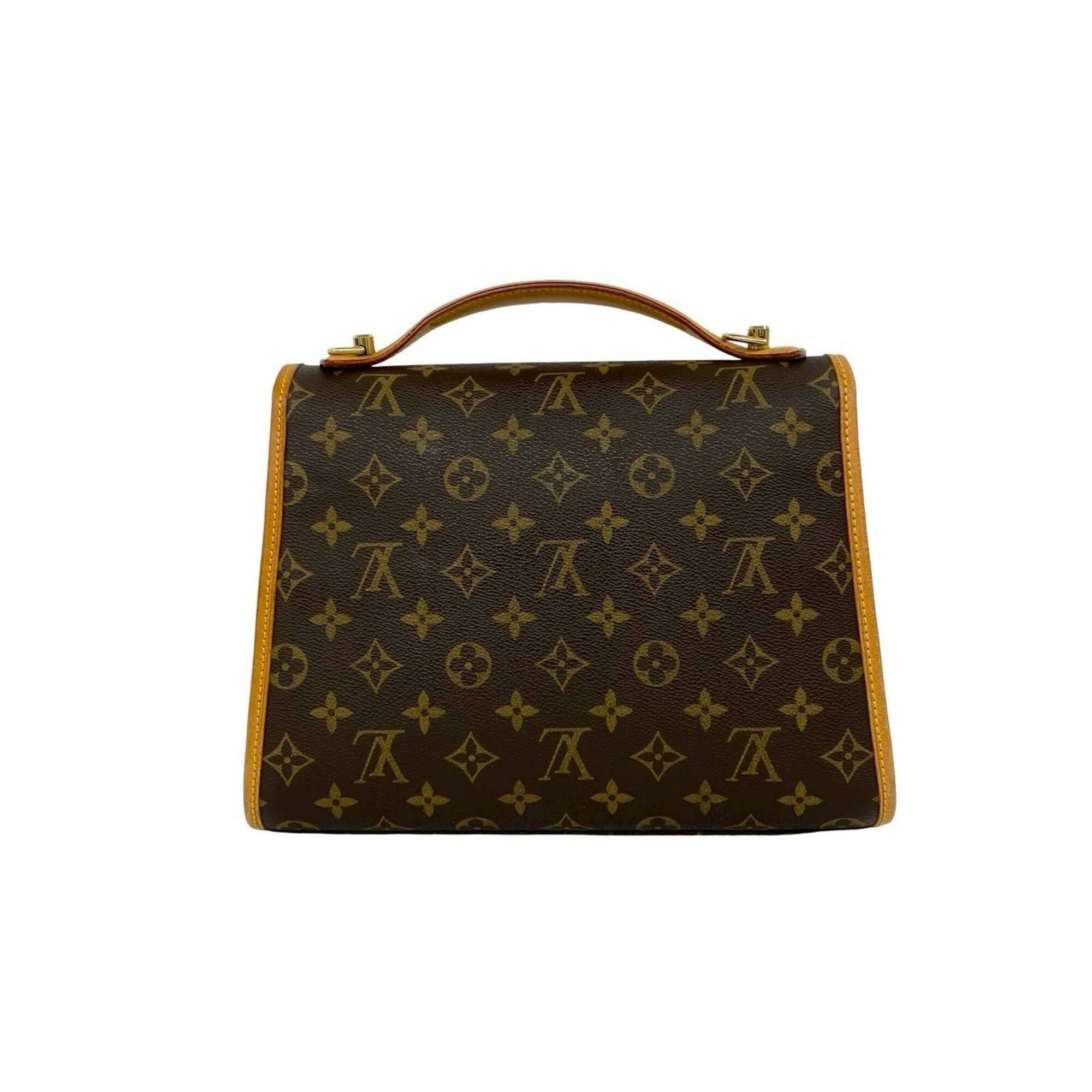Louis Vuitton LOUIS VUITTON Vintage Bel Air Monogram Leather 2-way Handbag/Shoulder Bag, Brown, 27132 Size ONE SIZE - 3 Thumbnail