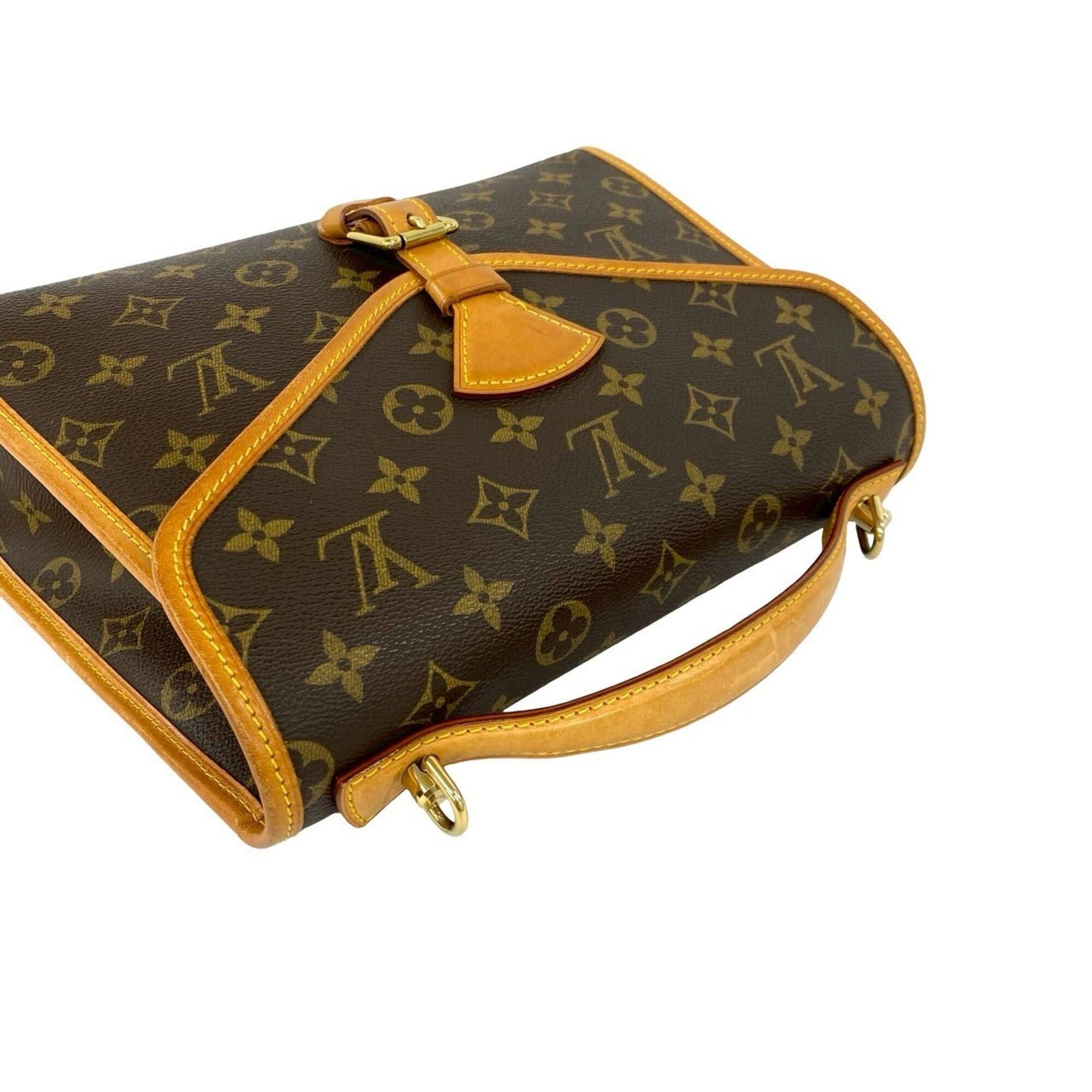Louis Vuitton LOUIS VUITTON Vintage Bel Air Monogram Leather 2-way Handbag/Shoulder Bag, Brown, 27132 Size ONE SIZE - 4 Thumbnail