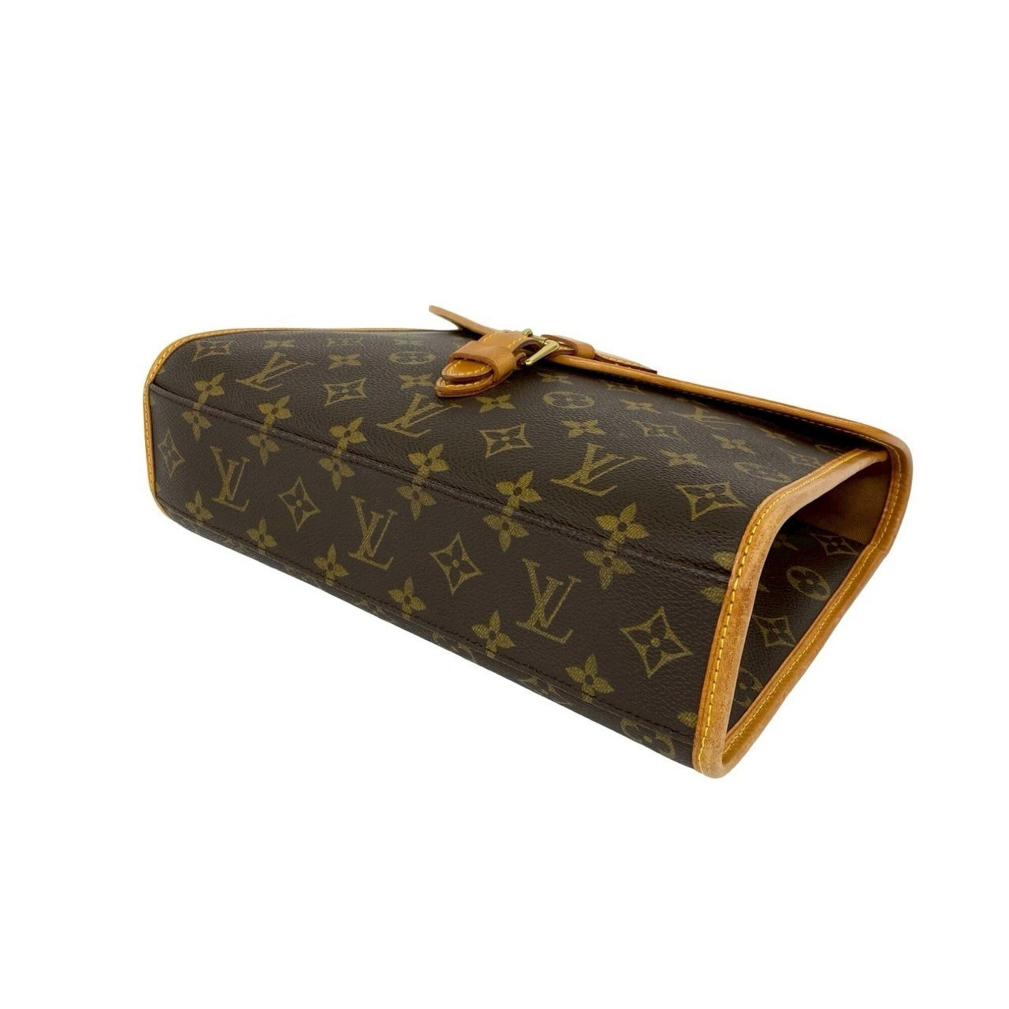 Louis Vuitton LOUIS VUITTON Vintage Bel Air Monogram Leather 2-way Handbag/Shoulder Bag, Brown, 27132 Size ONE SIZE - 8 Thumbnail