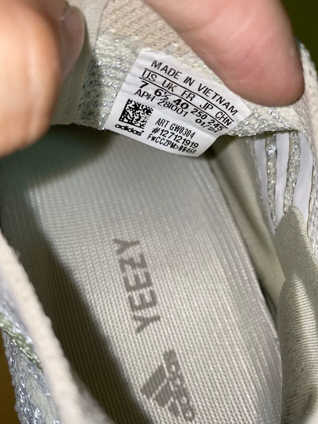 Adidas Adidas YEEZY380 Blue Lowtop Sneakers 40 Men Size US 7.5 / EU 40-41 - 5 Thumbnail
