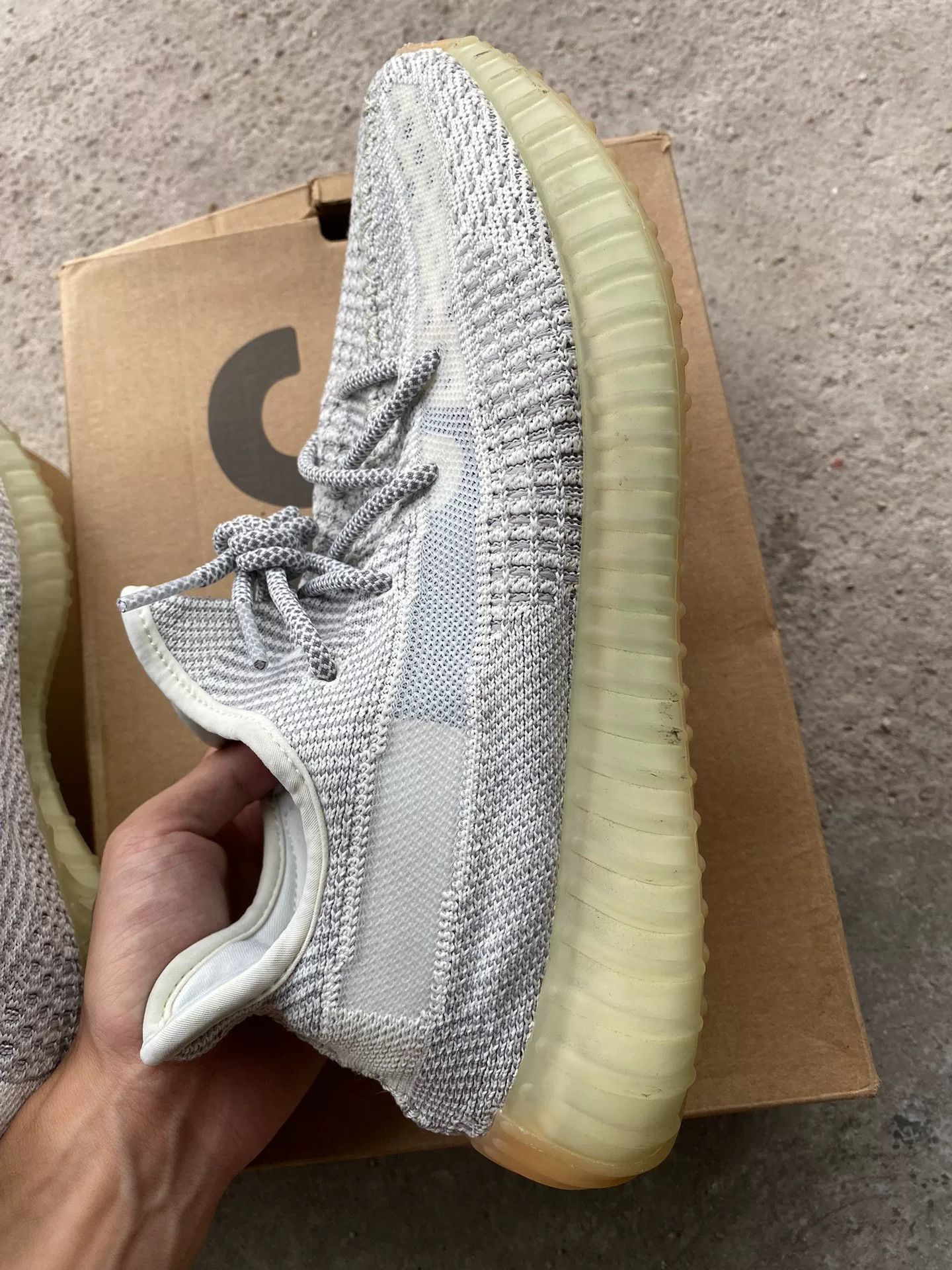 Adidas Adidas YEEZY350 Silver Lowtop Sneakers 10 Men Size US 10 / EU 43 - 4 Thumbnail