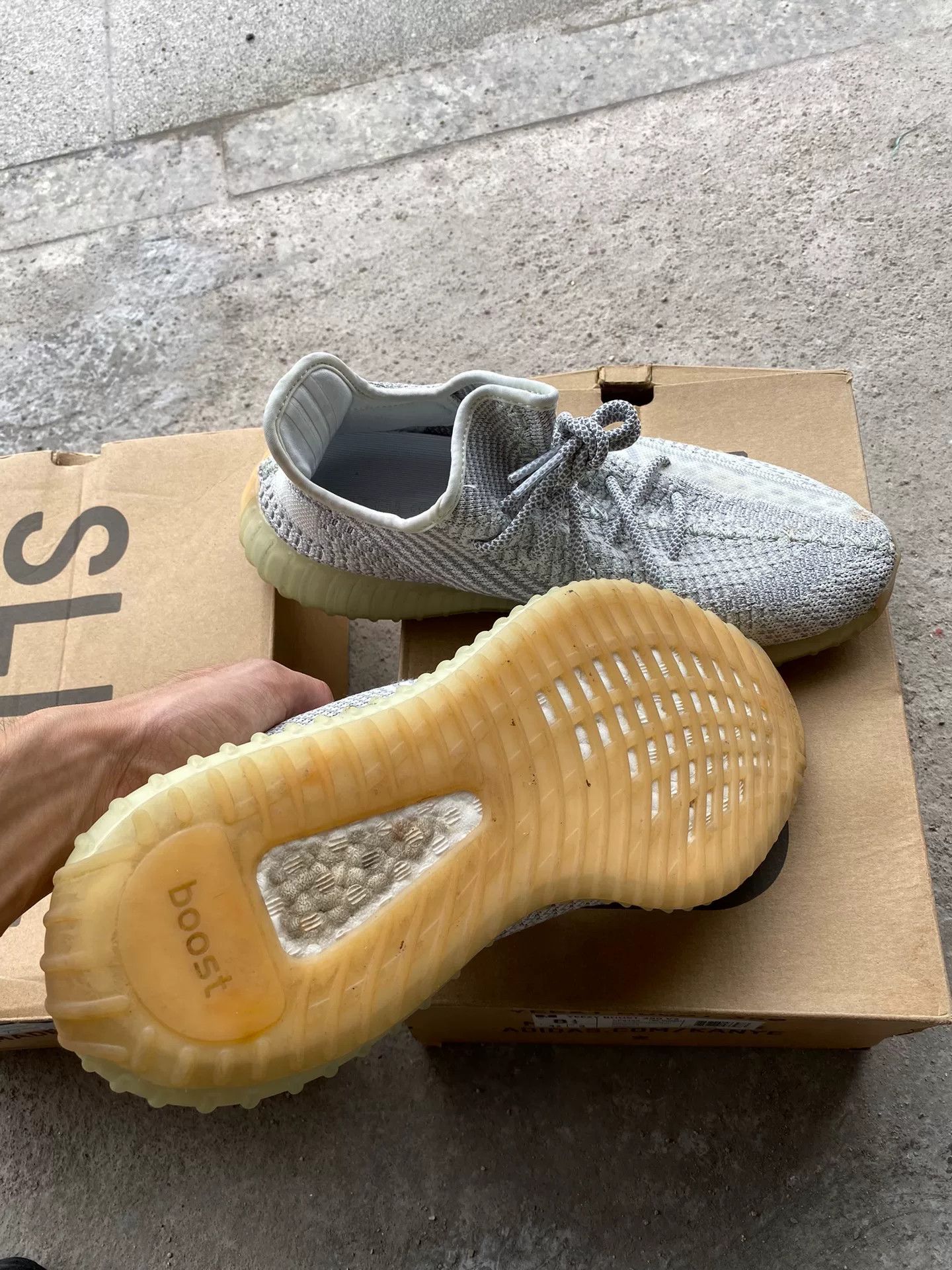 Adidas Adidas YEEZY350 Silver Lowtop Sneakers 10 Men Size US 10 / EU 43 - 7 Thumbnail