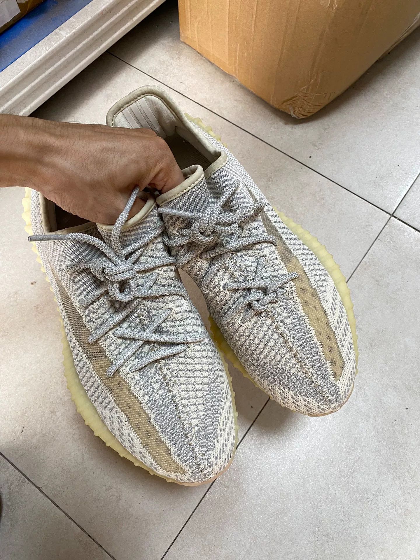 Adidas Adidas YEEZY350 Limited Yellow Lowtop Sneakers 10 Men Size US 10 / EU 43 - 9 Thumbnail