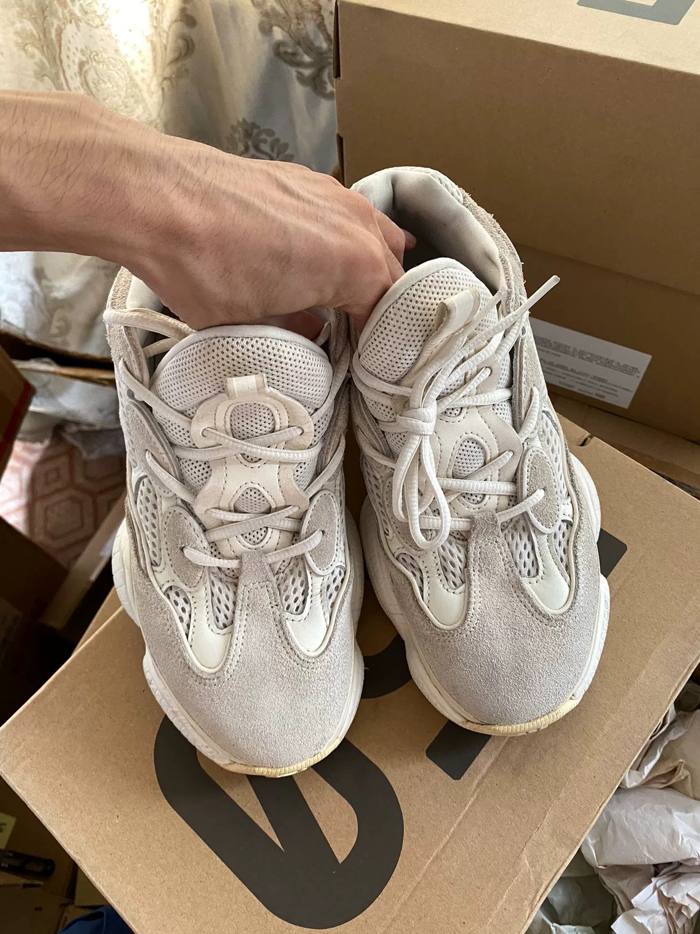 Adidas Adidas YEEZY500 White Lowtop Sneakers 40 Men Size US 7.5 / EU 40-41 - 7 Thumbnail