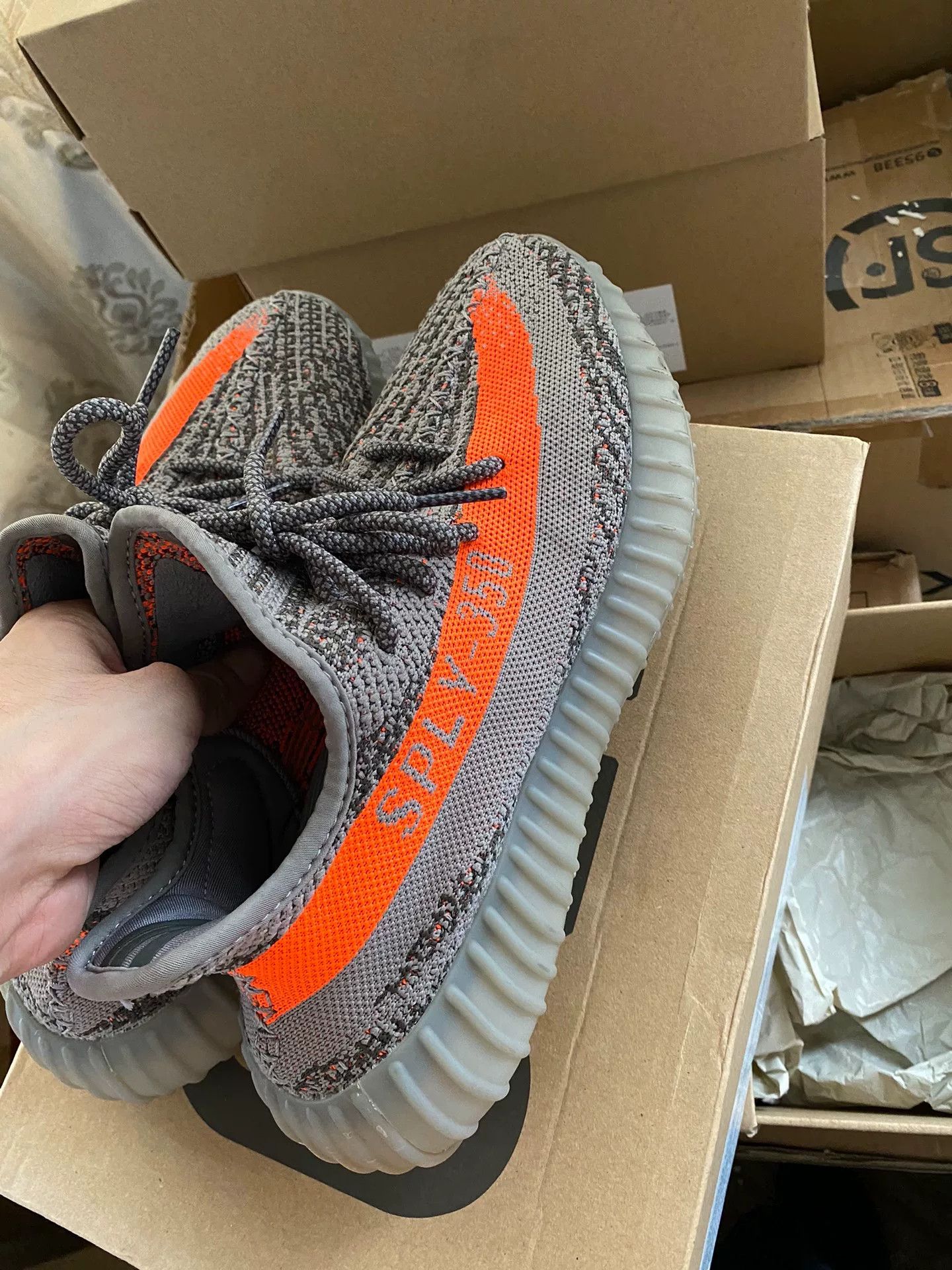 Adidas Adidas YEEZY350 Gray Lowtop Sneakers 42 Men Size US 9 / EU 42 - 5 Thumbnail