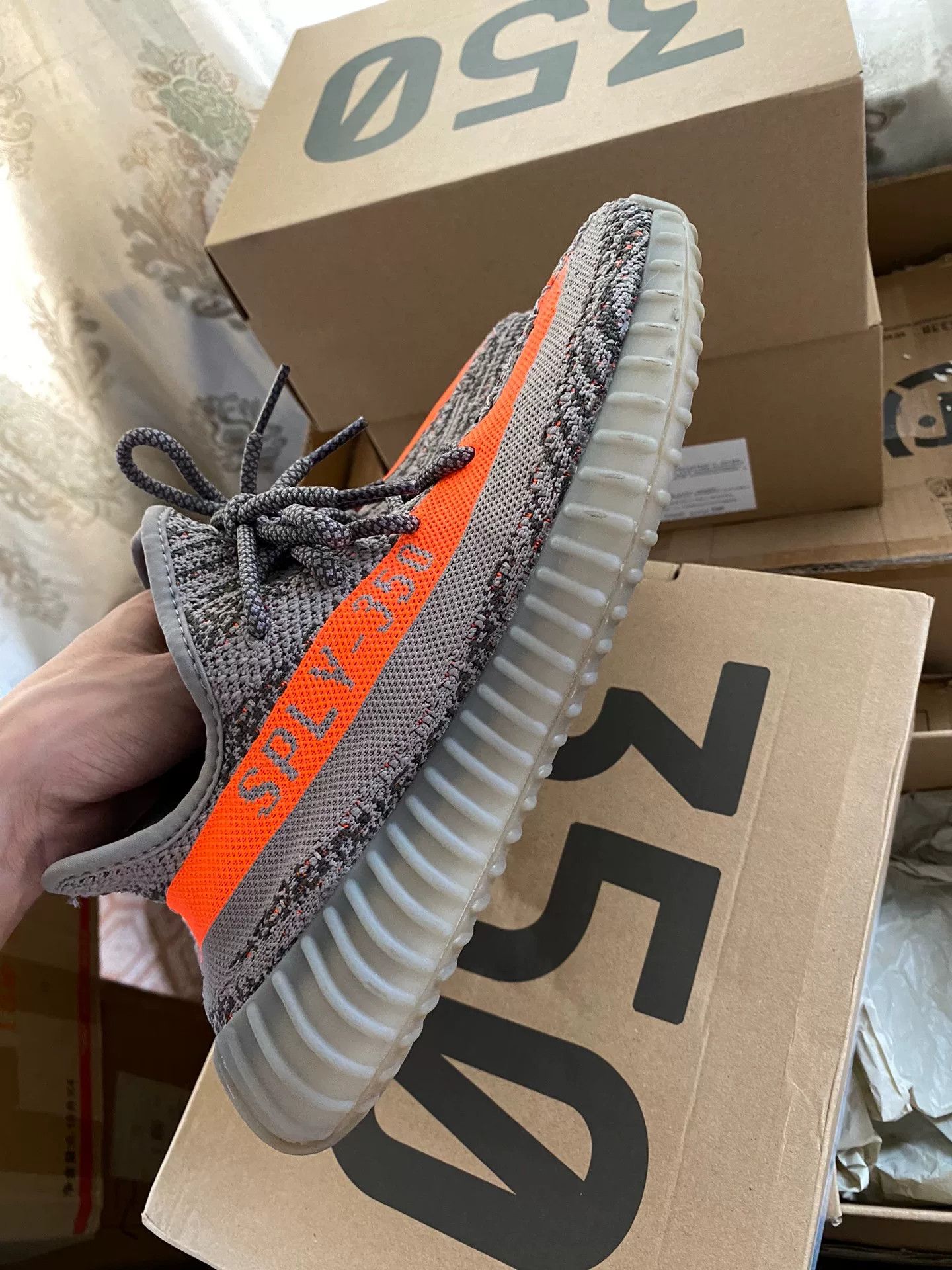 Adidas Adidas YEEZY350 Gray Lowtop Sneakers 42 Men Size US 9 / EU 42 - 6 Thumbnail