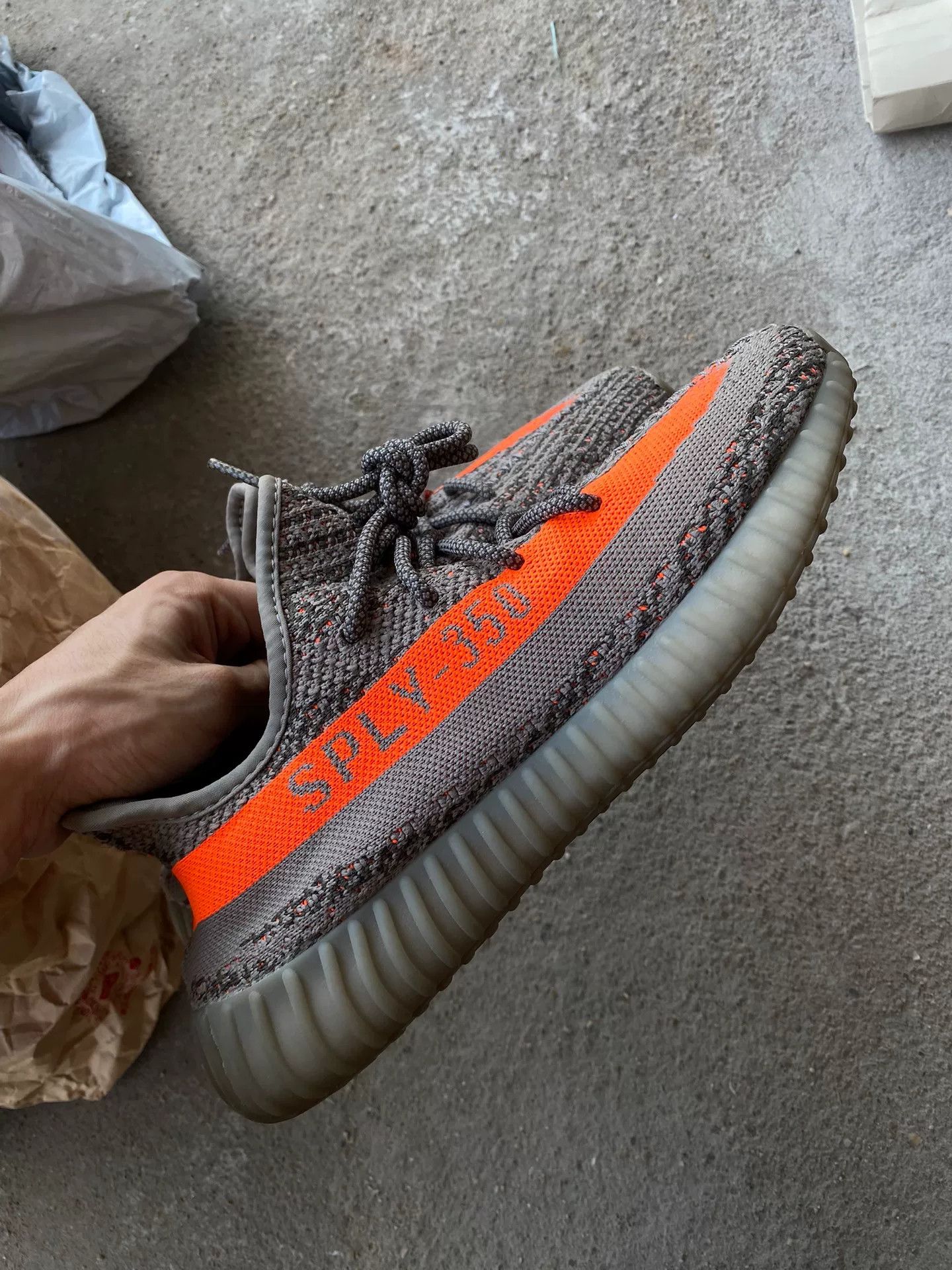 Adidas Adidas YEEZY350 Gray Lowtop Sneakers 42 Men Size US 9 / EU 42 - 2 Thumbnail