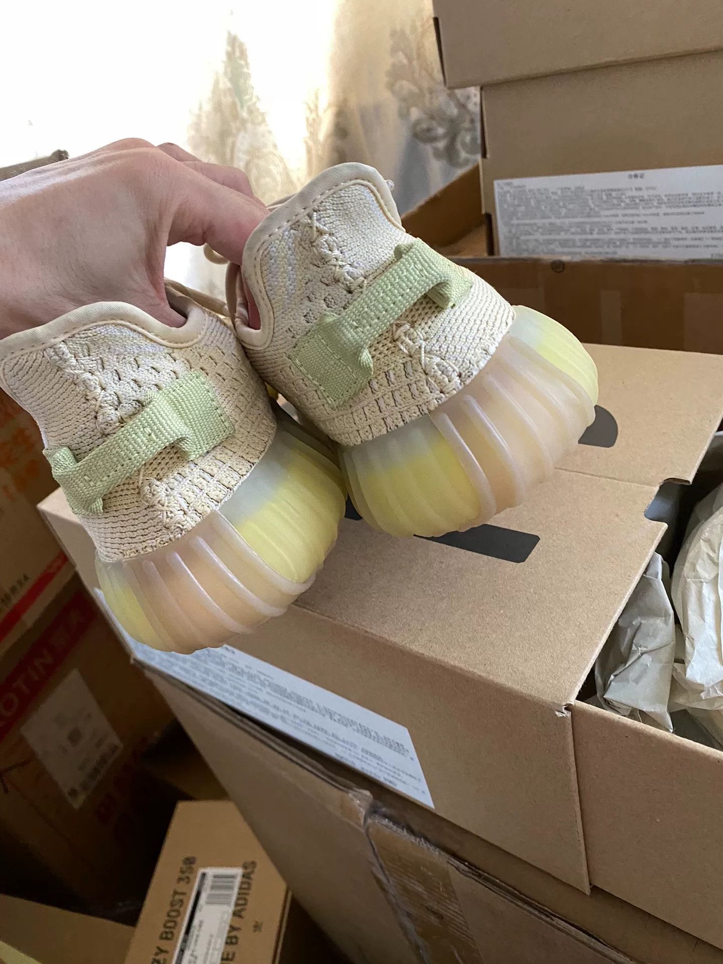 Adidas Adidas YEEZY350 Limited Yellow Lowtop Sneakers 39 Men Size US 6.5 / EU 39-40 - 4 Thumbnail