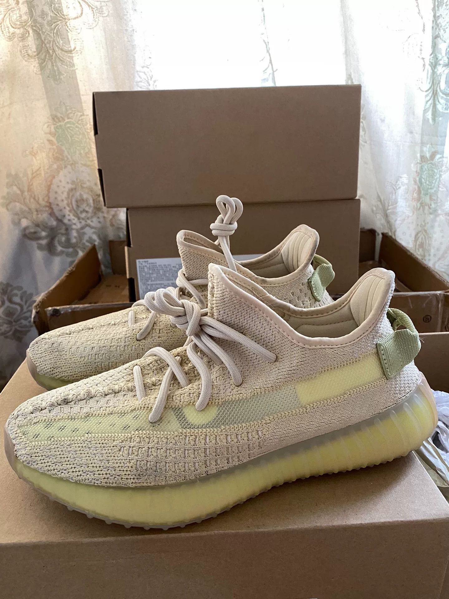 Adidas Adidas YEEZY350 Limited Yellow Lowtop Sneakers 39 Men Size US 6.5 / EU 39-40 - 2 Thumbnail