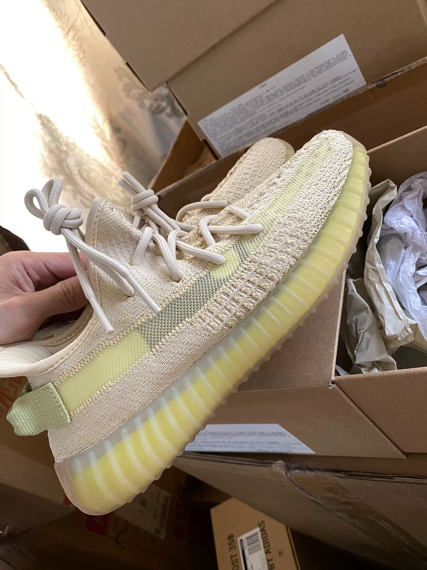 Adidas Adidas YEEZY350 Limited Yellow Lowtop Sneakers 39 Men Size US 6.5 / EU 39-40 - 7 Thumbnail