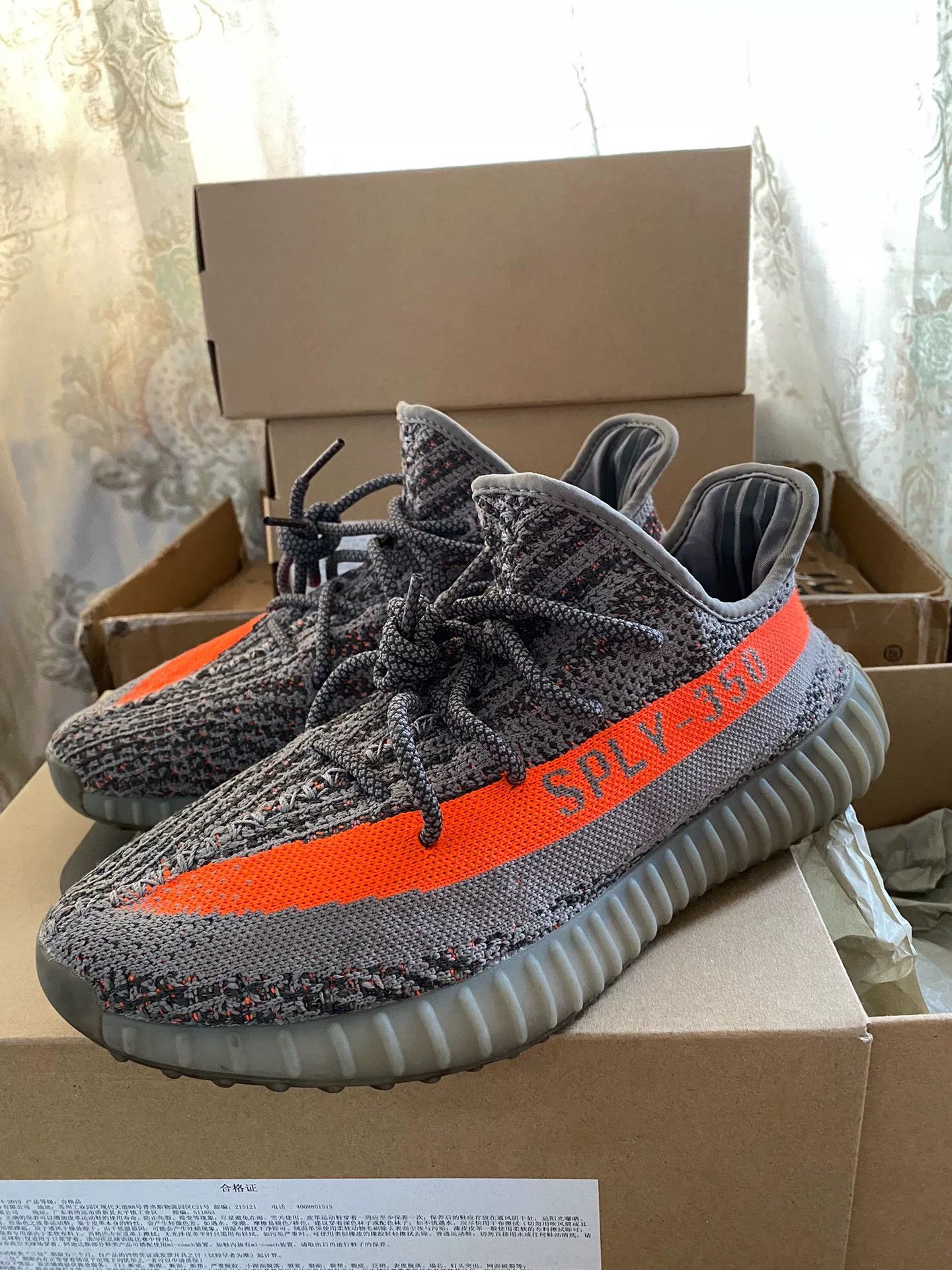 Adidas Adidas YEEZY350 Gray Lowtop Sneakers 9.5 Men Size US 9.5 / EU 42-43 - 3 Thumbnail