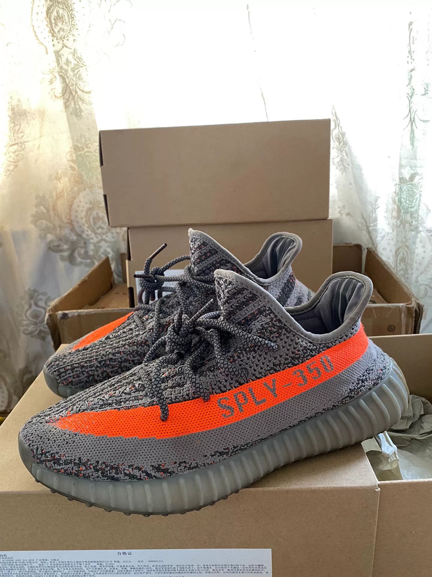 Adidas Adidas YEEZY350 Gray Lowtop Sneakers 9.5 Men Size US 9.5 / EU 42-43 - 4 Thumbnail
