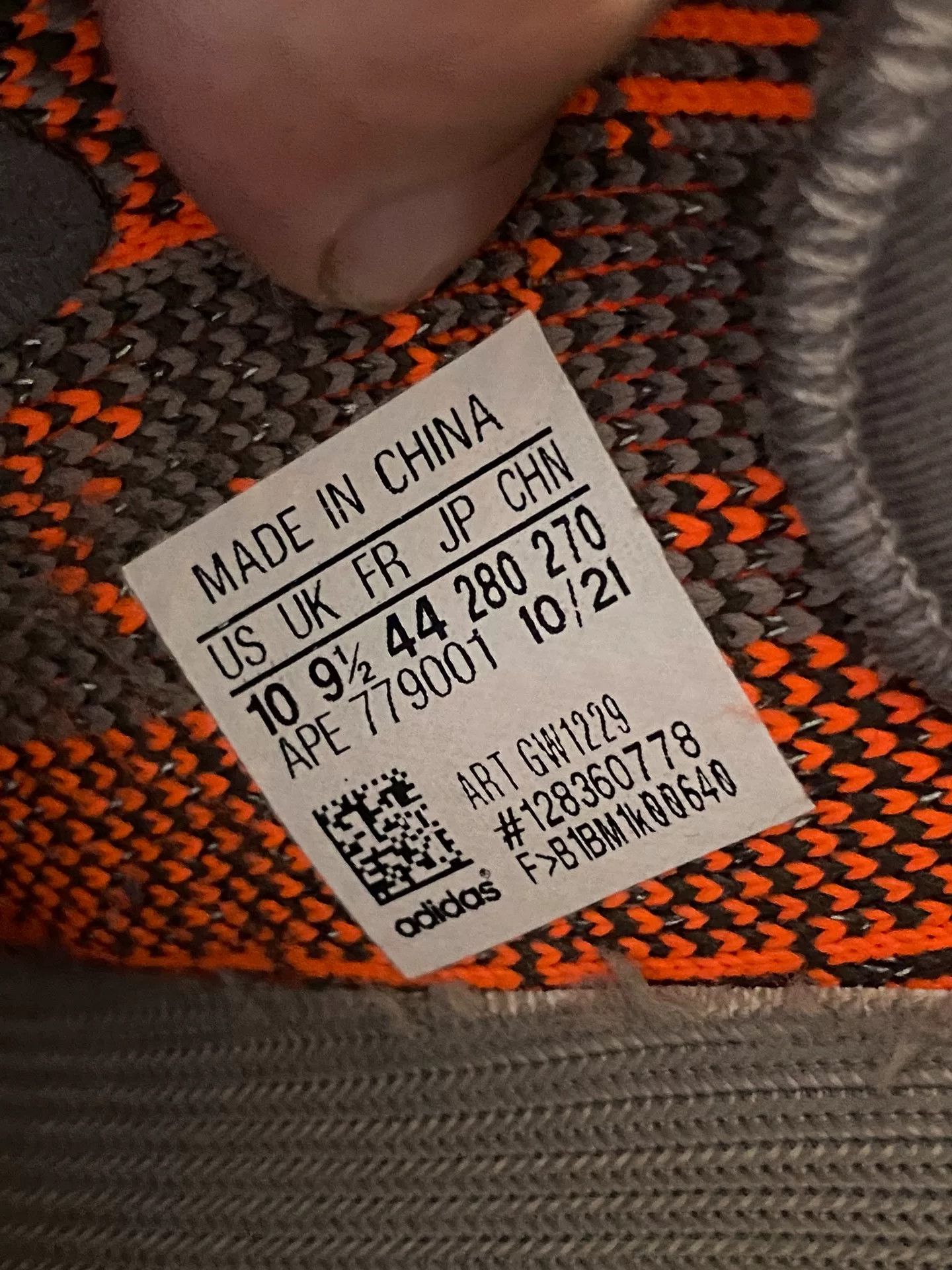 Adidas Adidas YEEZY350 Gray Lowtop Sneakers 9.5 Men Size US 9.5 / EU 42-43 - 7 Thumbnail