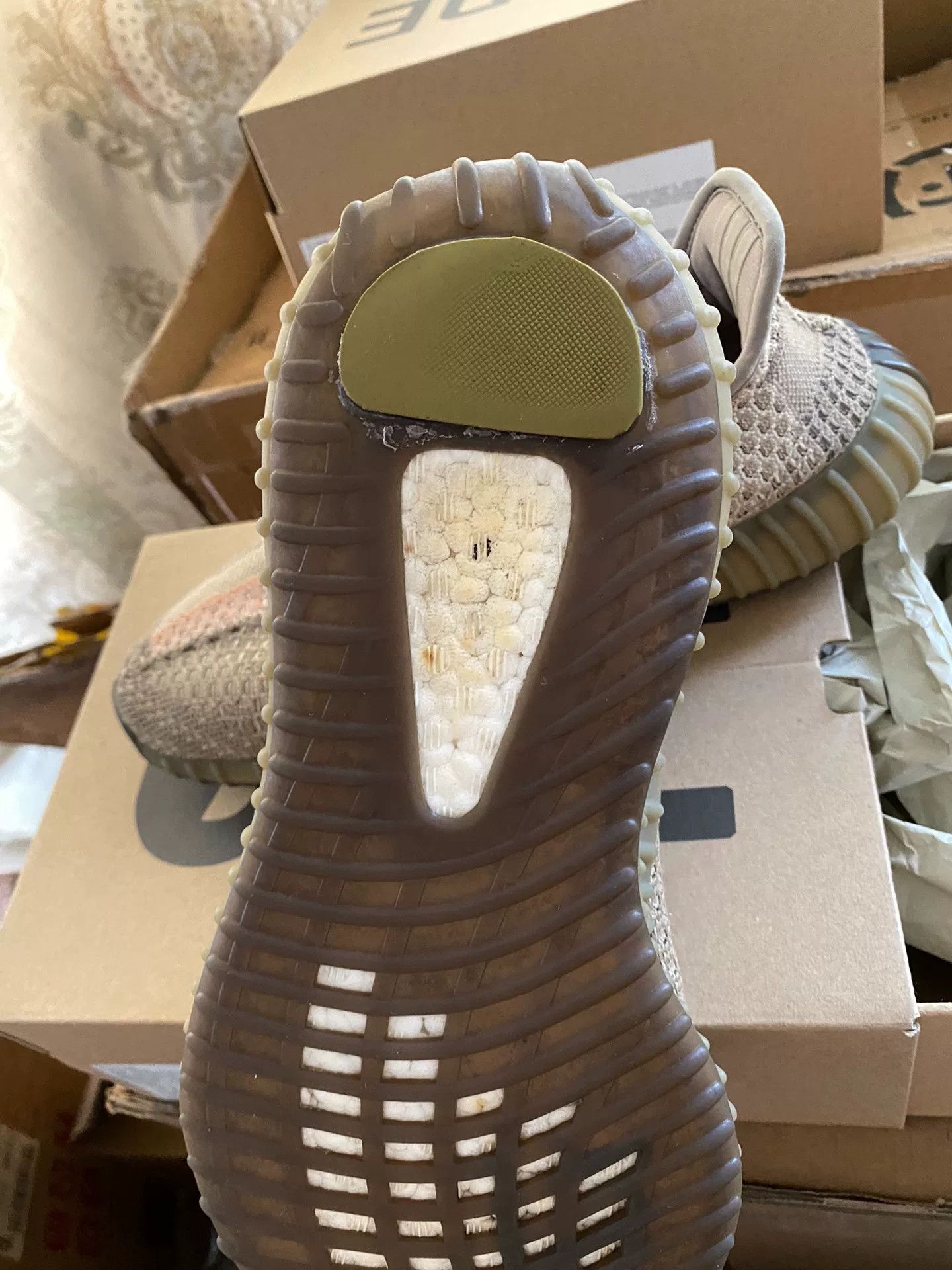 Adidas Adidas YEEZY350 Orange Lowtop Sneakers S Men Size US 10 / EU 43 - 3 Thumbnail