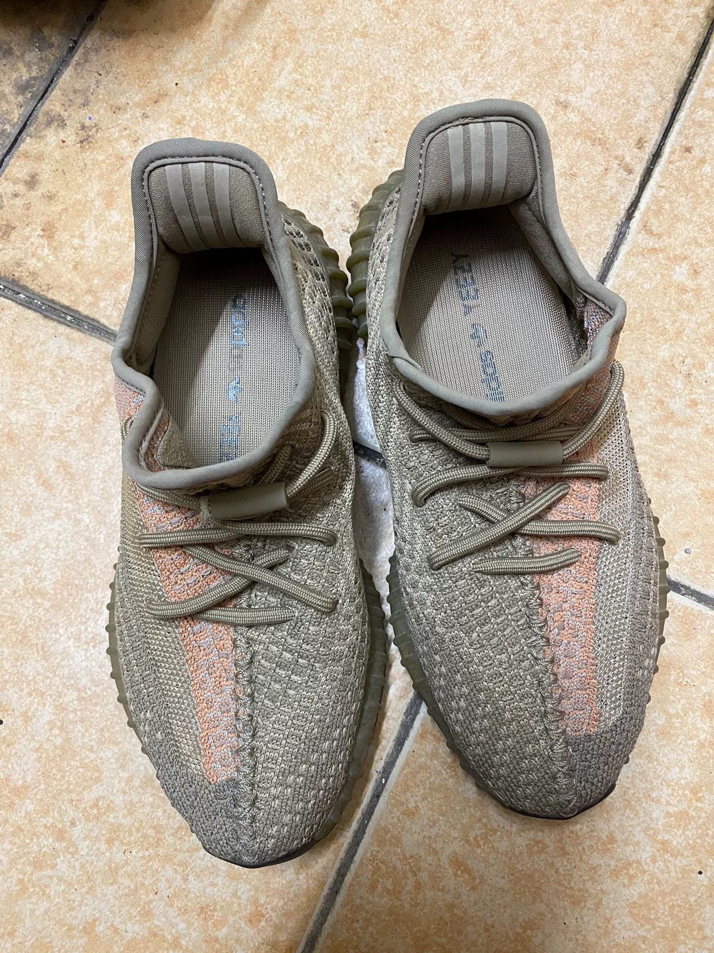 Adidas Adidas YEEZY350 Orange Lowtop Sneakers S Men Size US 10 / EU 43 - 3 Thumbnail